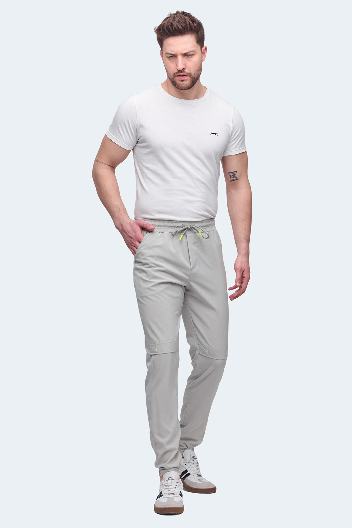 SLAZENGER NADJA Erkek Jogger Eşofman Altı Gri görsel 5