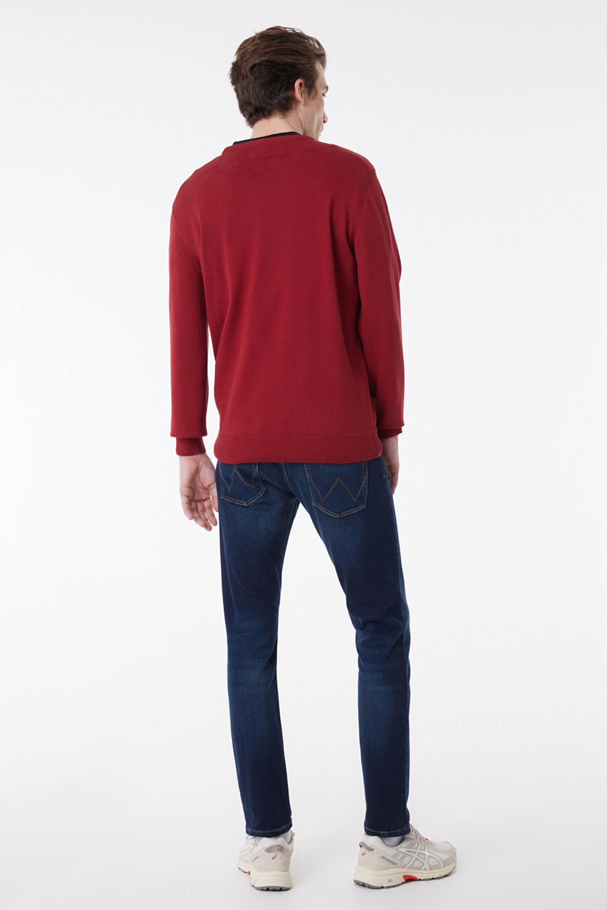 Wrangler Regular Fit Sıfır Yaka Triko görsel 7