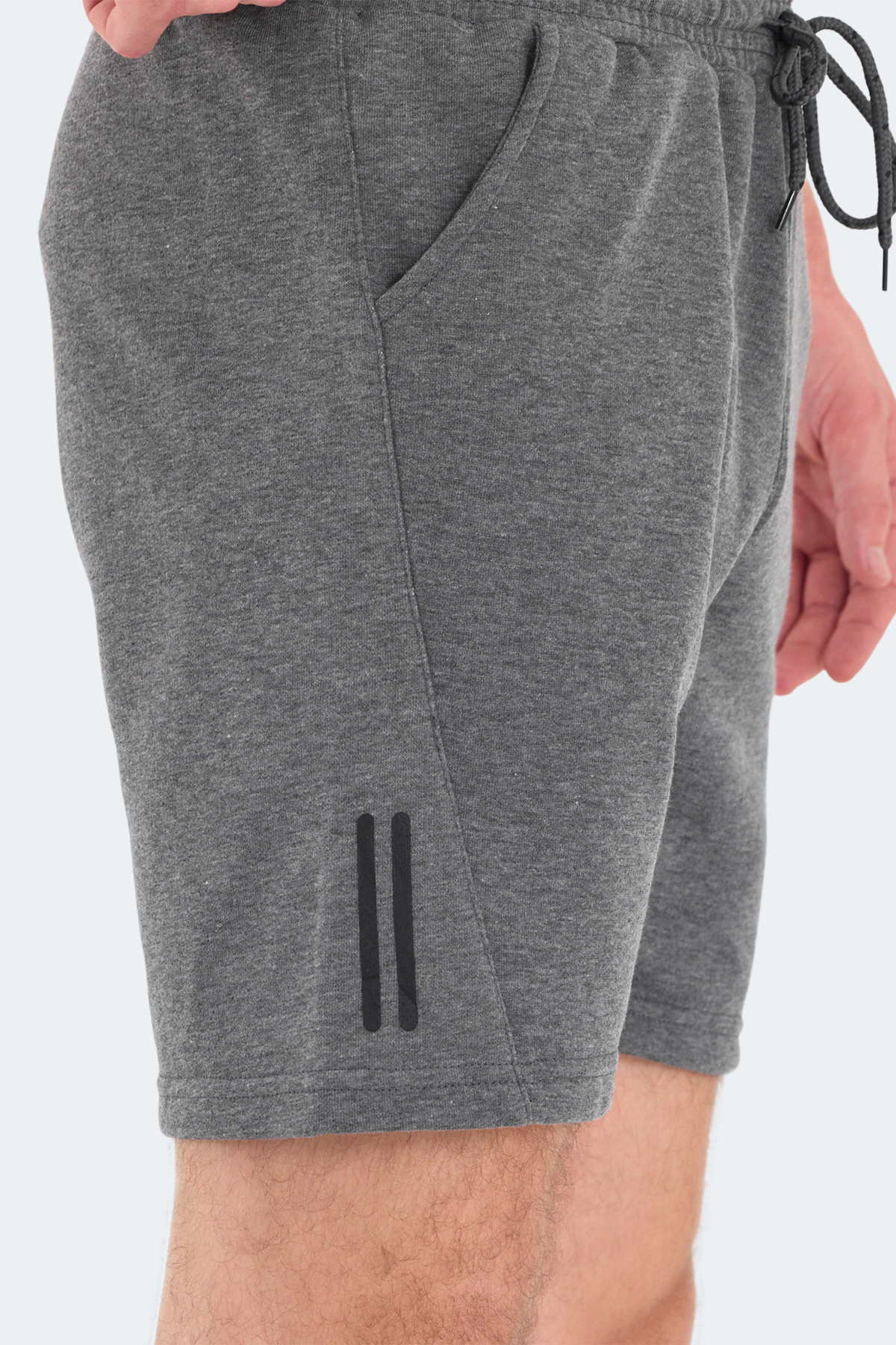SLAZENGER NASTYA IN Erkek Cepli Koyu Gri Şort görsel 5