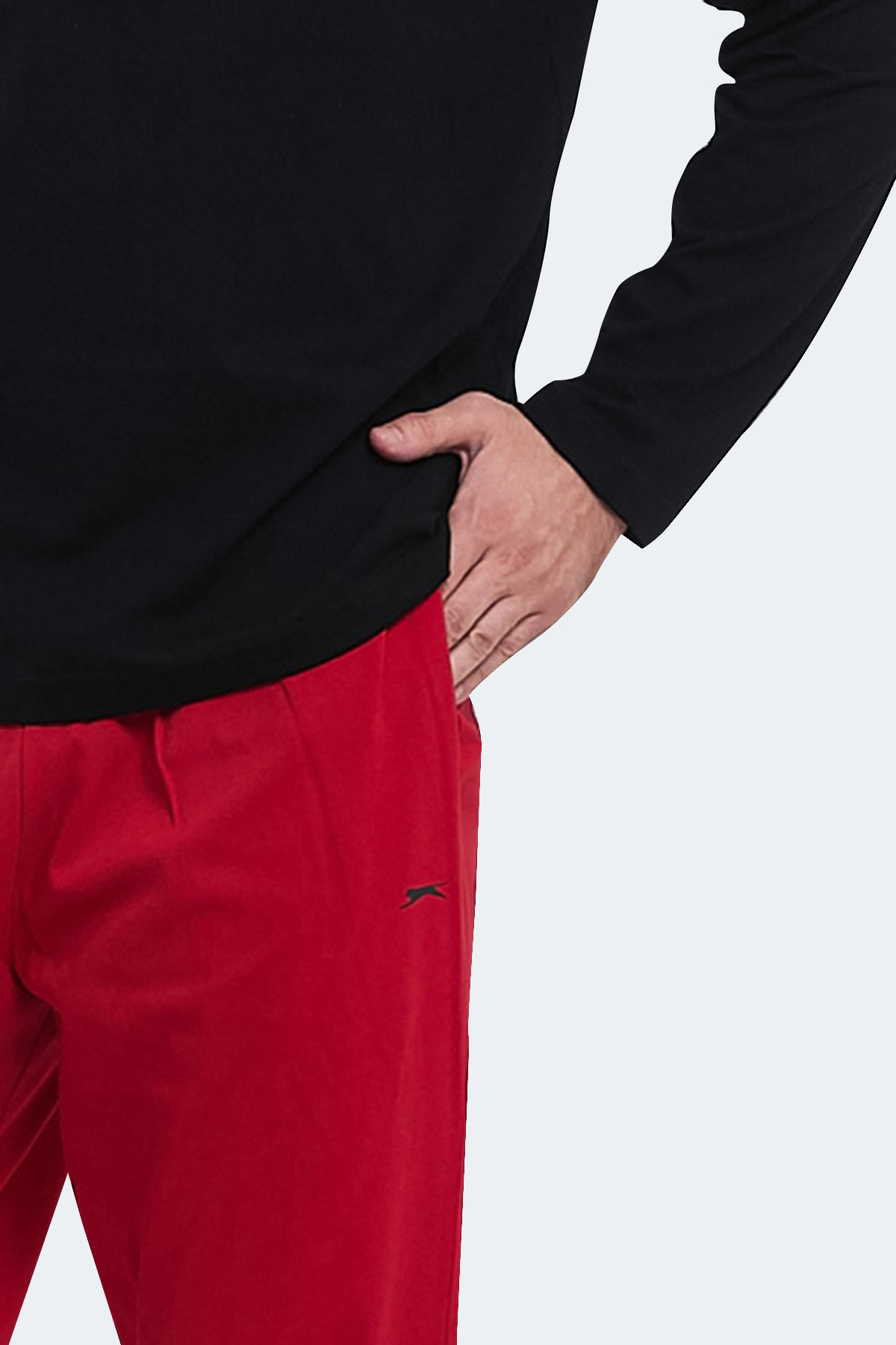 SLAZENGER PARTH IN Erkek Pamuklu Siyah Pijama görsel 6