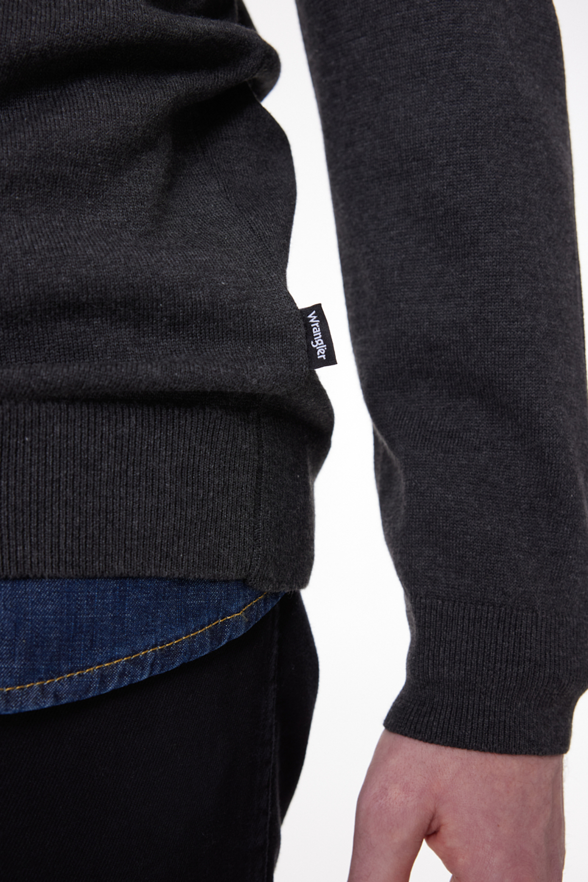 Wrangler Regular Fit Sıfır Yaka Triko görsel 4