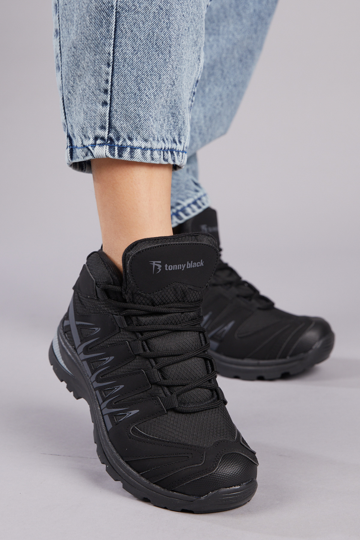 TONNY BLACK Unisex Siyah Trekkıng Bot Tb601