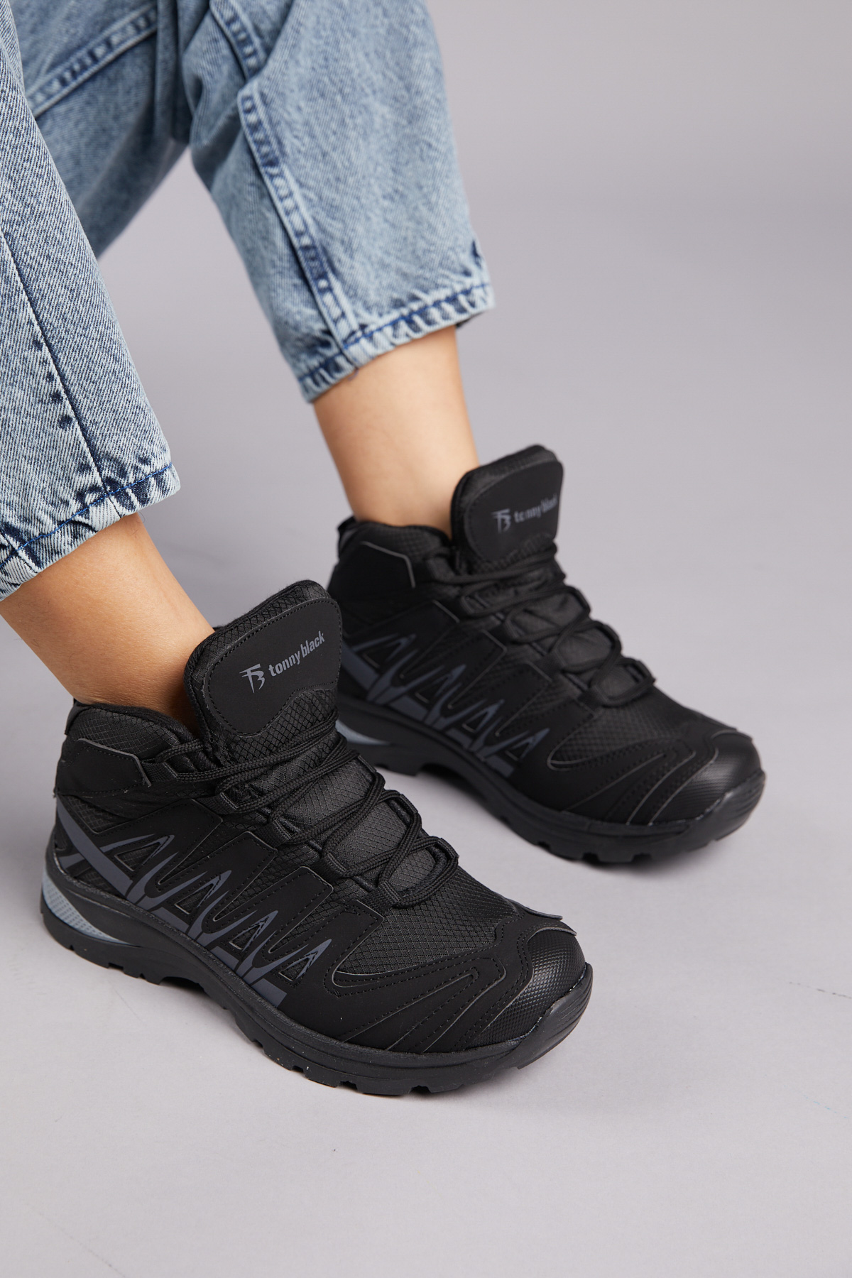 TONNY BLACK Unisex Siyah Trekkıng Bot Tb601 görsel 3