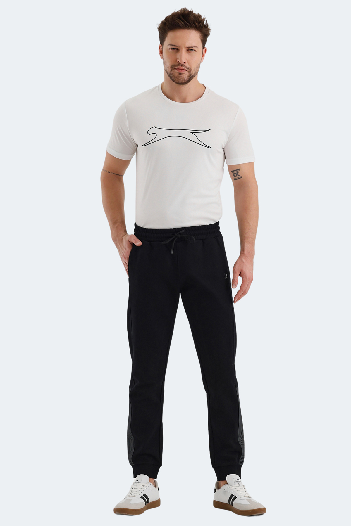 SLAZENGER PHILO Erkek Jogger Eşofman Altı Siyah görsel 5