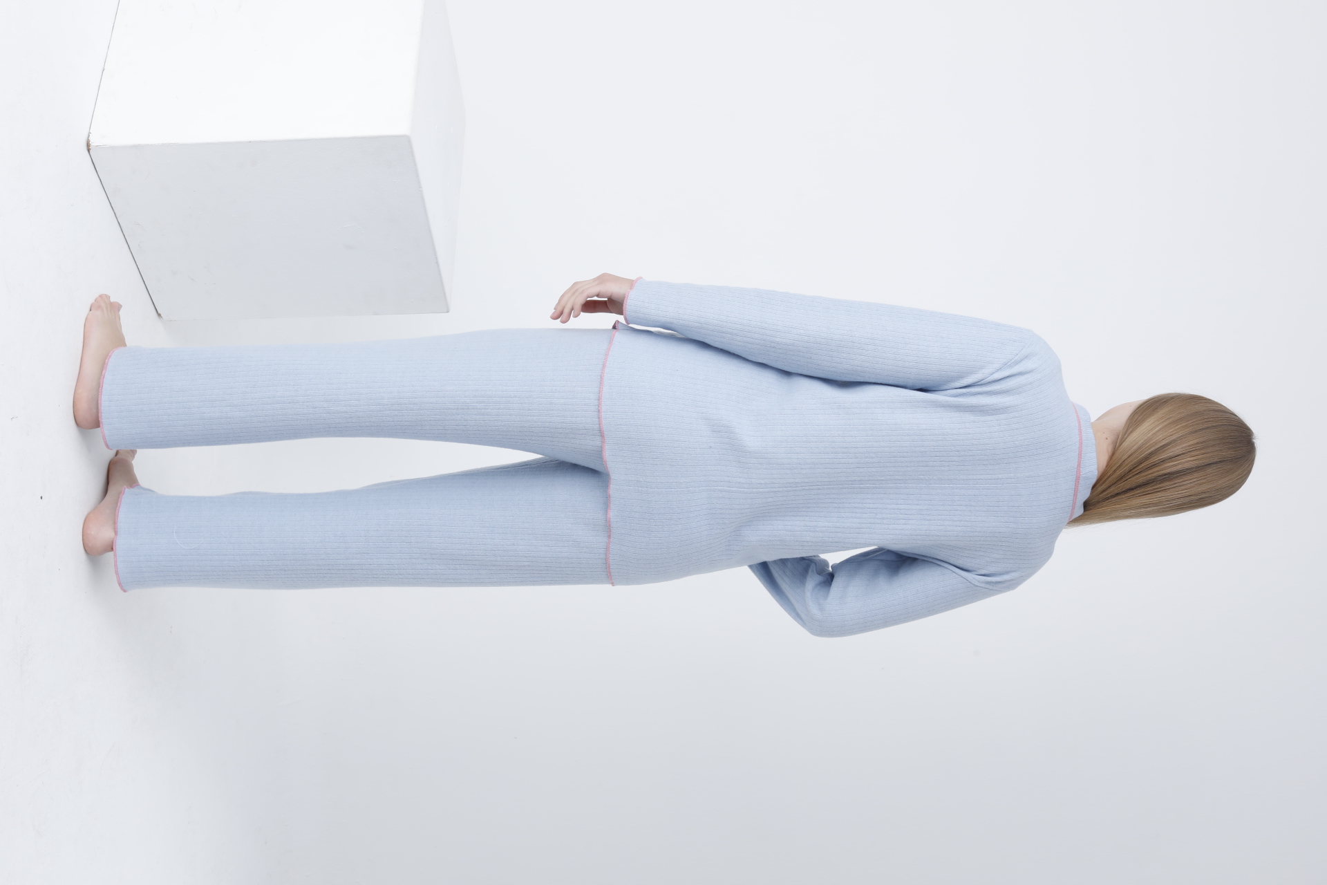 MİSS DÜNYA LİSSA Önden Düğmeli Ayarlanabilir Bel Kol ve Paça Fırfır Detaylı Hamile Pijama Takımı görsel 4