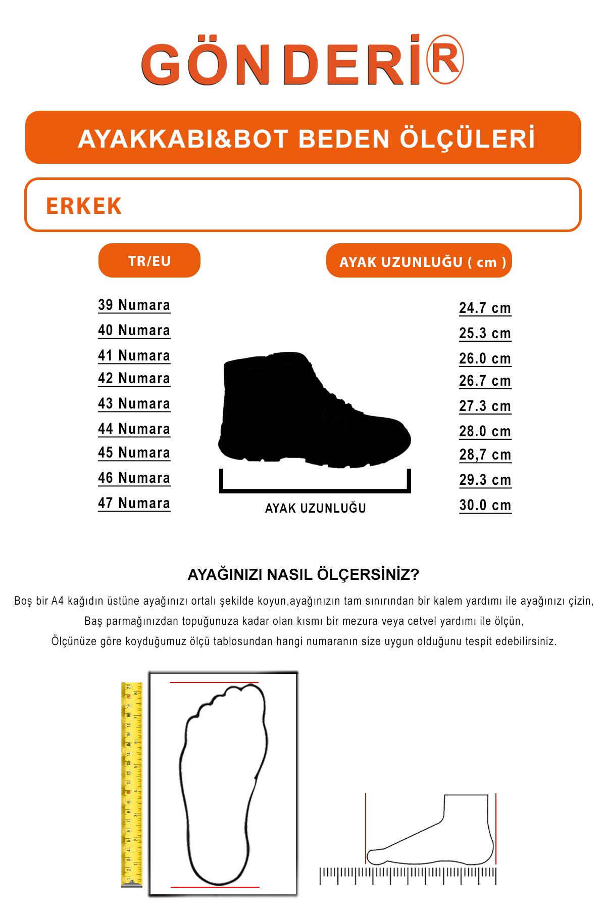 GÖNDERİ(R) KAHVERENGİ Hakiki Deri Yuvarlak Burun Bağcıklı Erkek Ayakkabı 42176 görsel 3