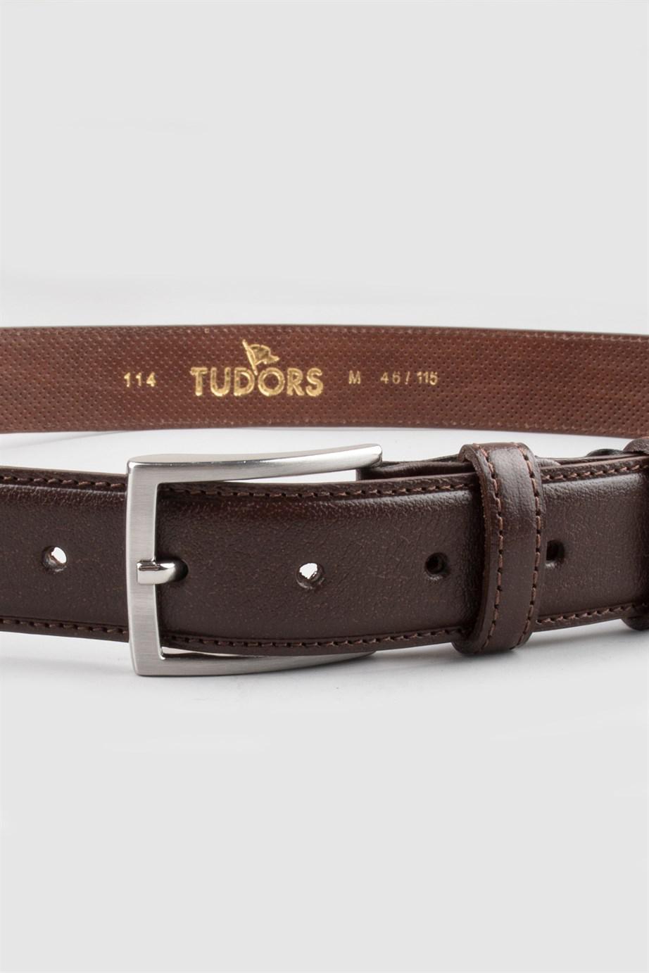 TUDORS Hakiki Deri Erkek Kemer görsel 2