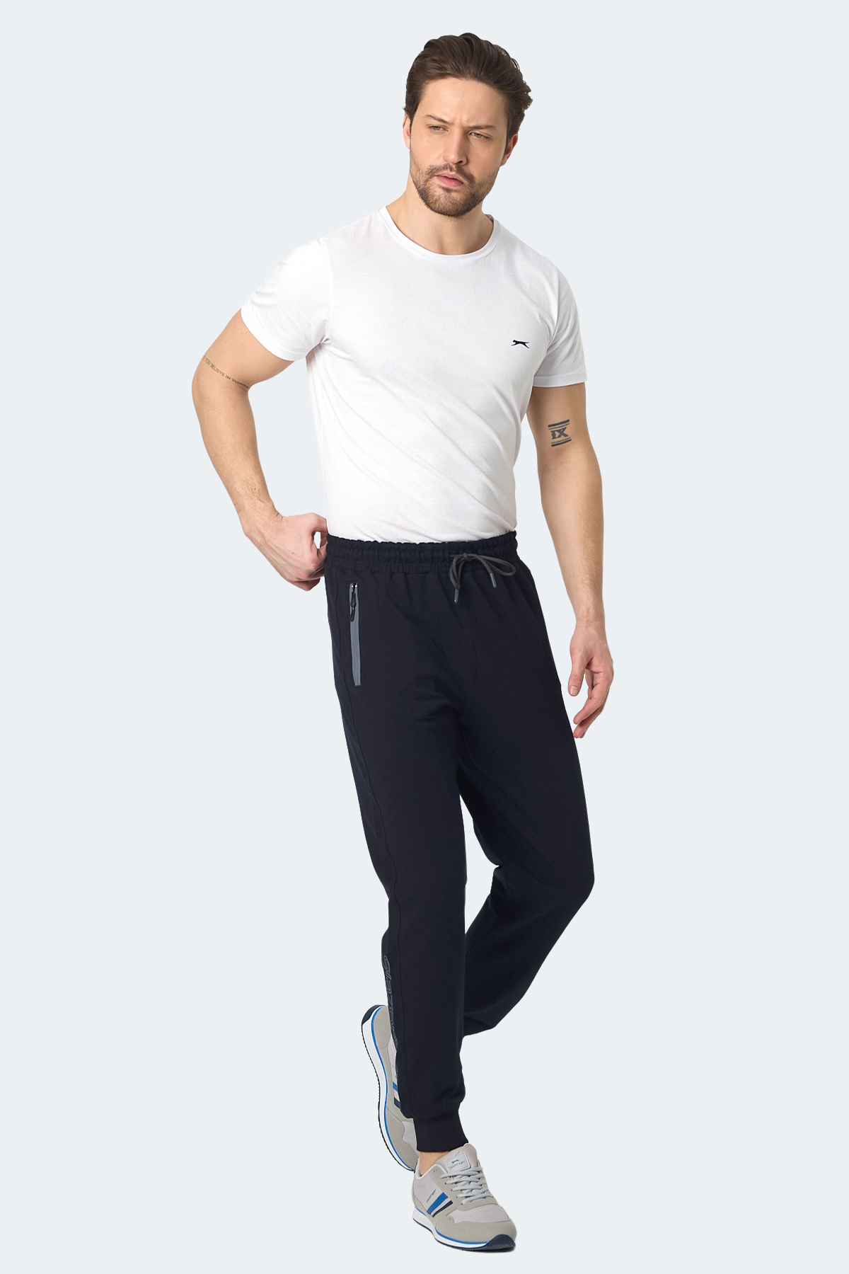 SLAZENGER NEAL KTN Erkek Jogger Eşofman Altı Lacivert görsel 7