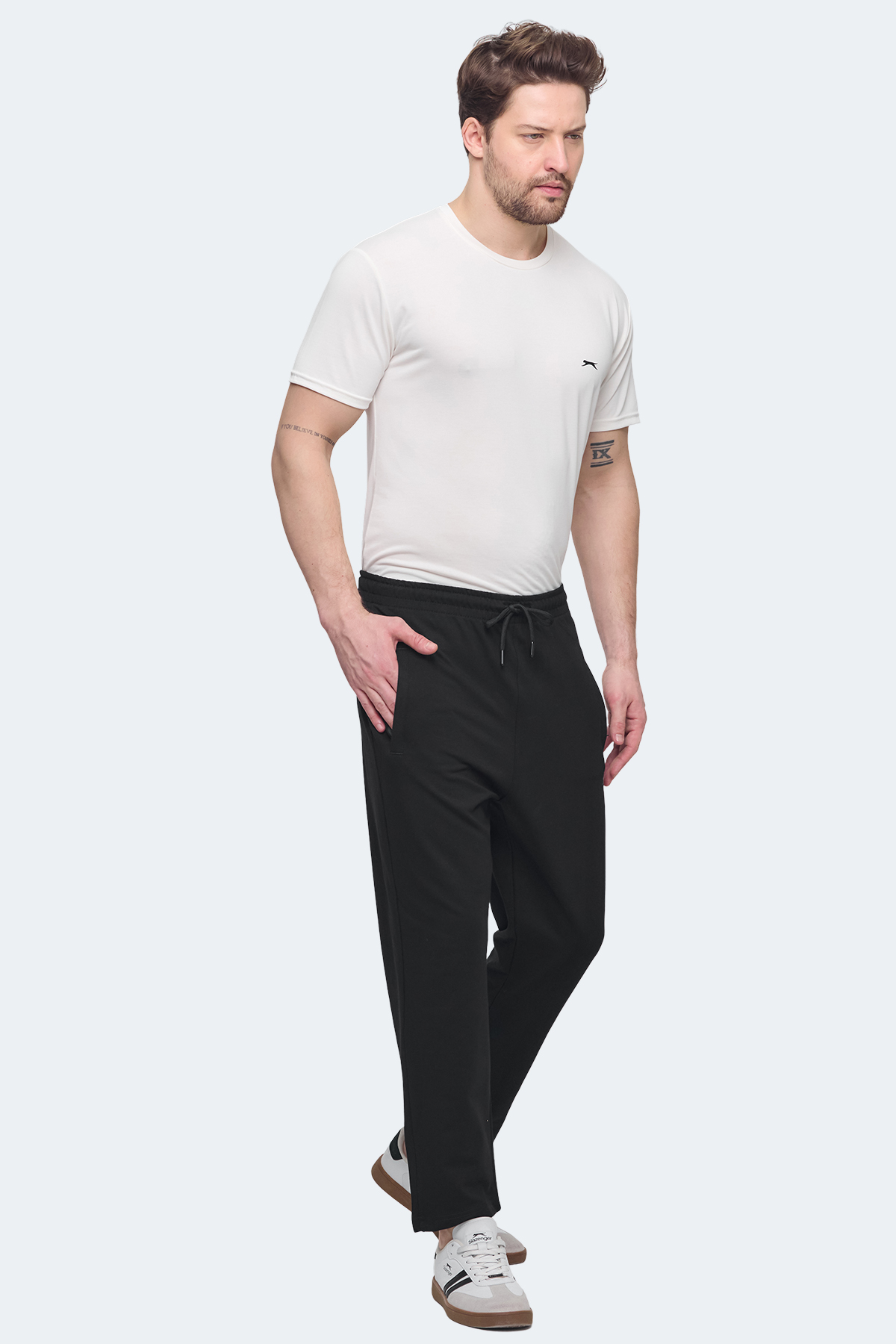 SLAZENGER JERRY NRM Erkek Eşofman Altı Siyah görsel 7