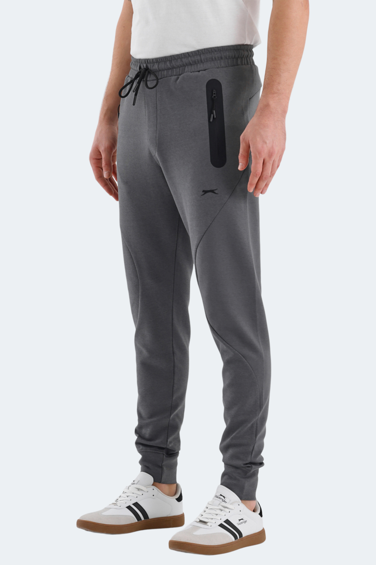 SLAZENGER VARUNA Erkek Jogger Eşofman Altı Koyu Gri