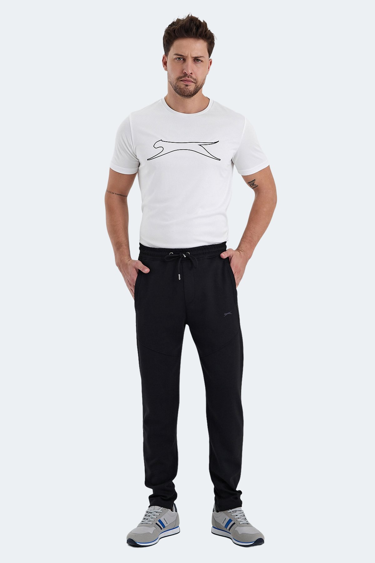 SLAZENGER VARIABLE Erkek Eşofman Altı Siyah görsel 4