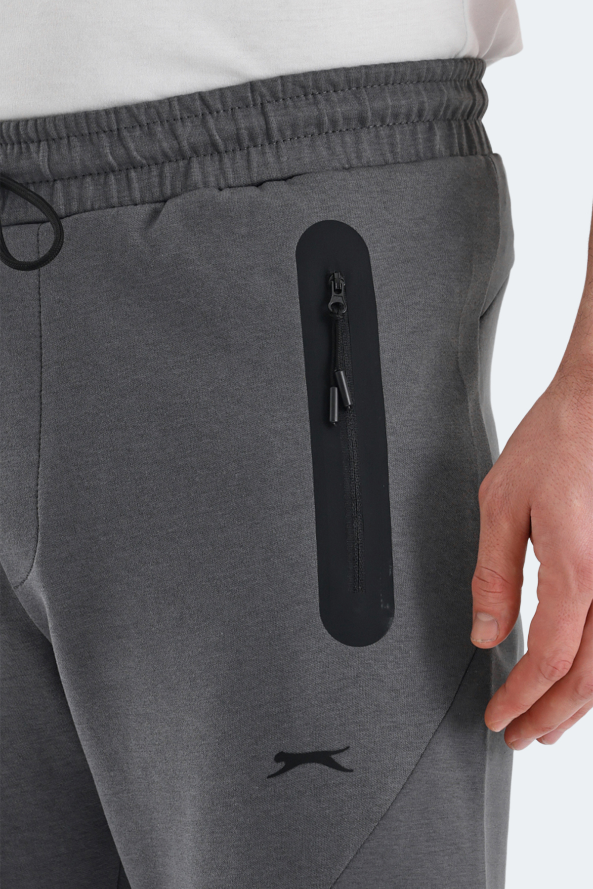 SLAZENGER VARUNA Erkek Jogger Eşofman Altı Koyu Gri görsel 5