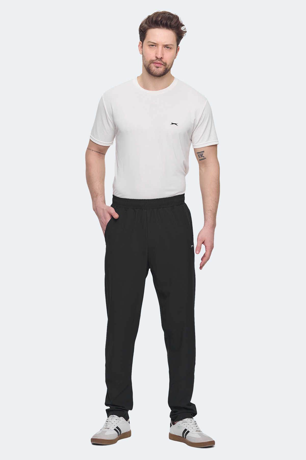 SLAZENGER VINAL Erkek Eşofman Altı Siyah görsel 4