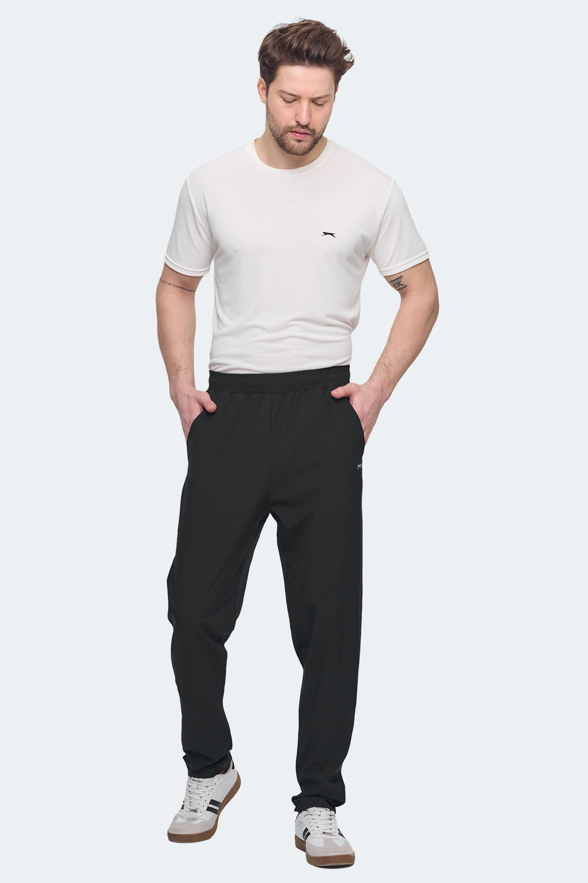 SLAZENGER VINAL Erkek Eşofman Altı Siyah görsel 7