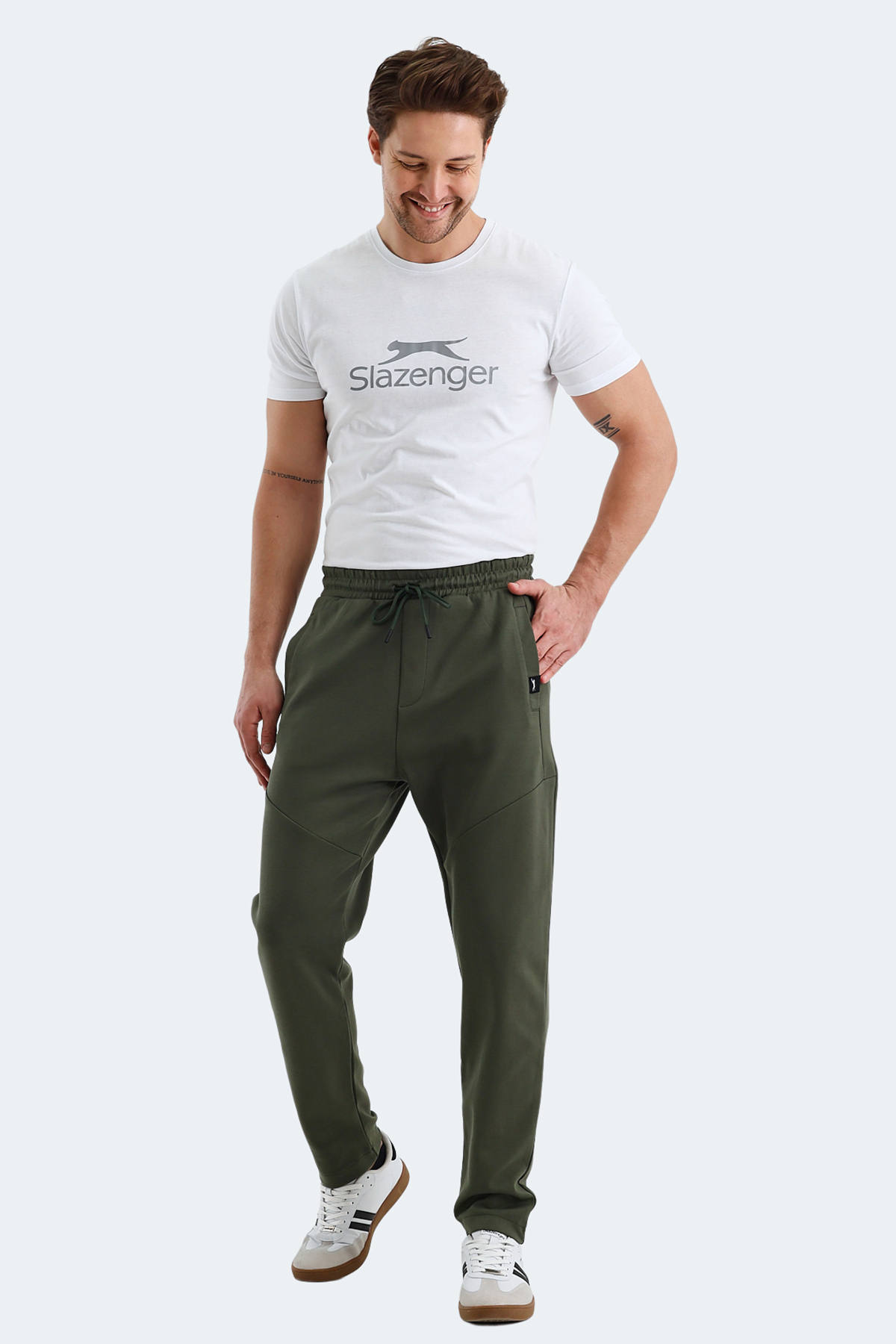 SLAZENGER VASHTI Erkek Eşofman Altı Haki görsel 5