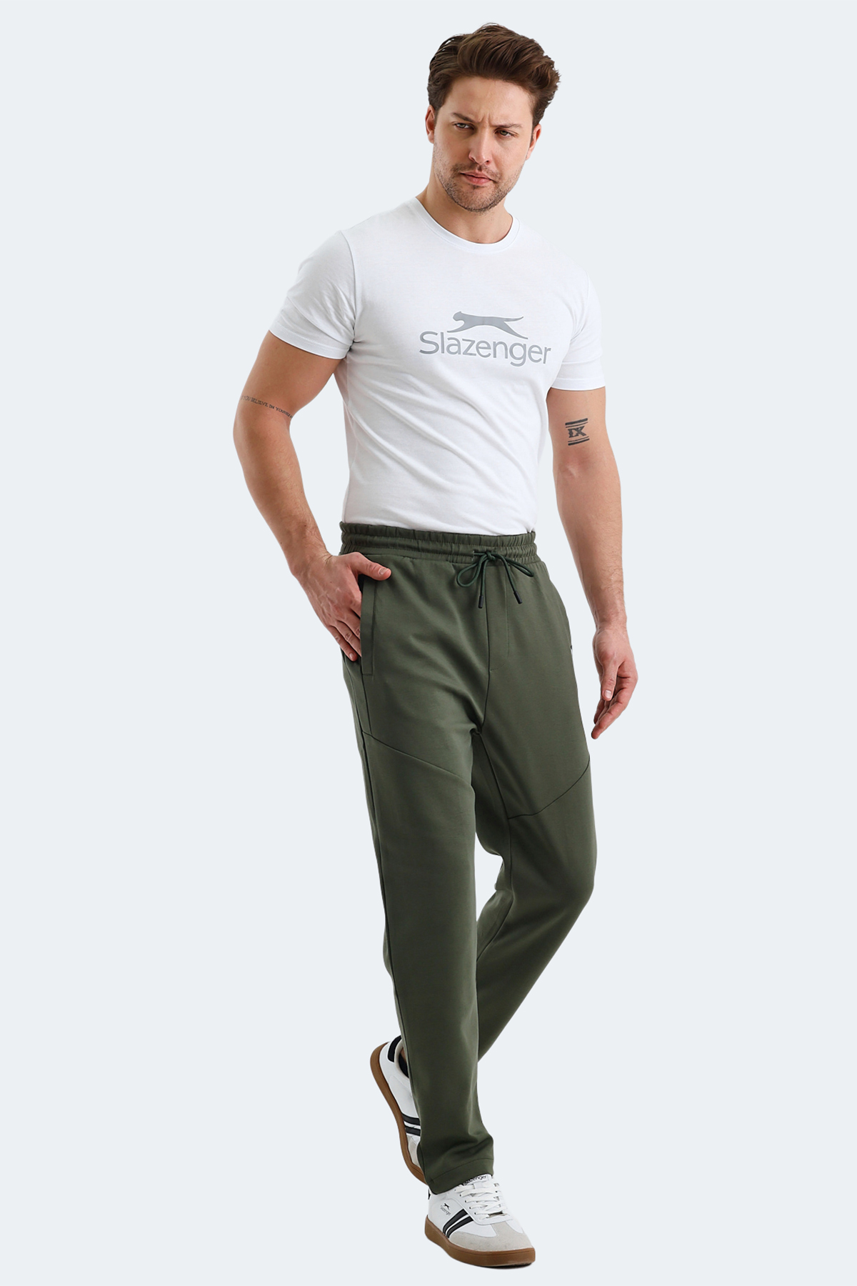 SLAZENGER VASHTI Erkek Eşofman Altı Haki görsel 7