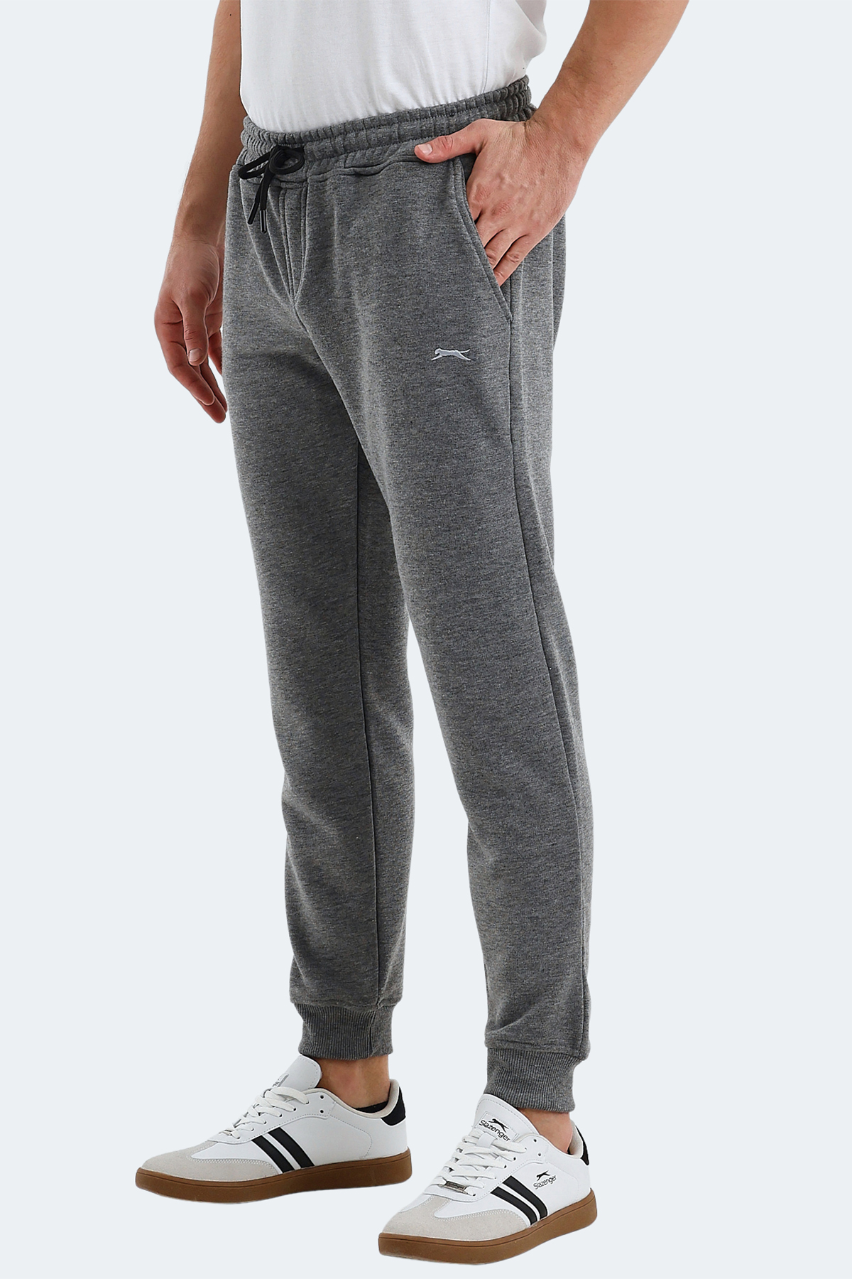 SLAZENGER CUPA I Erkek Jogger Eşofman Altı Koyu Gri