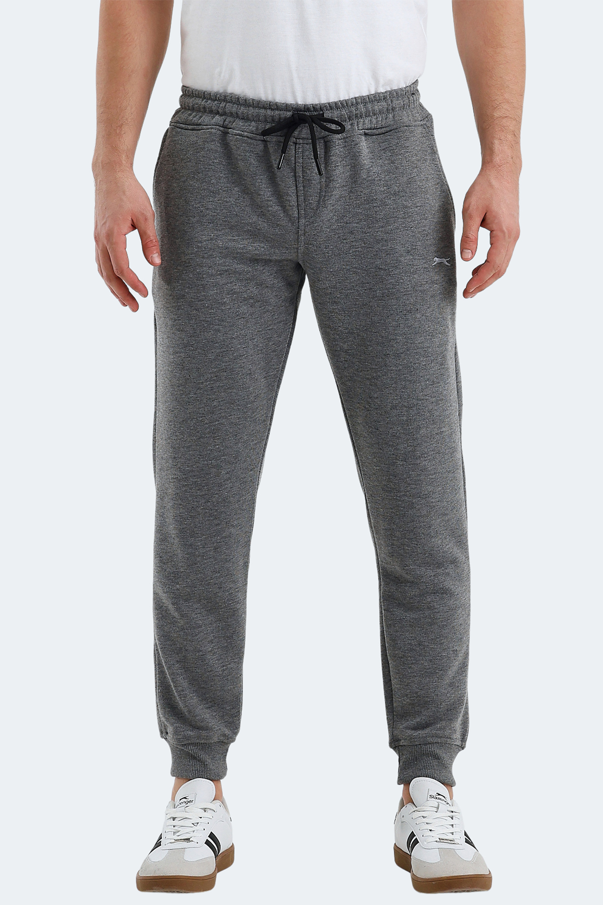 SLAZENGER CUPA I Erkek Jogger Eşofman Altı Koyu Gri görsel 2