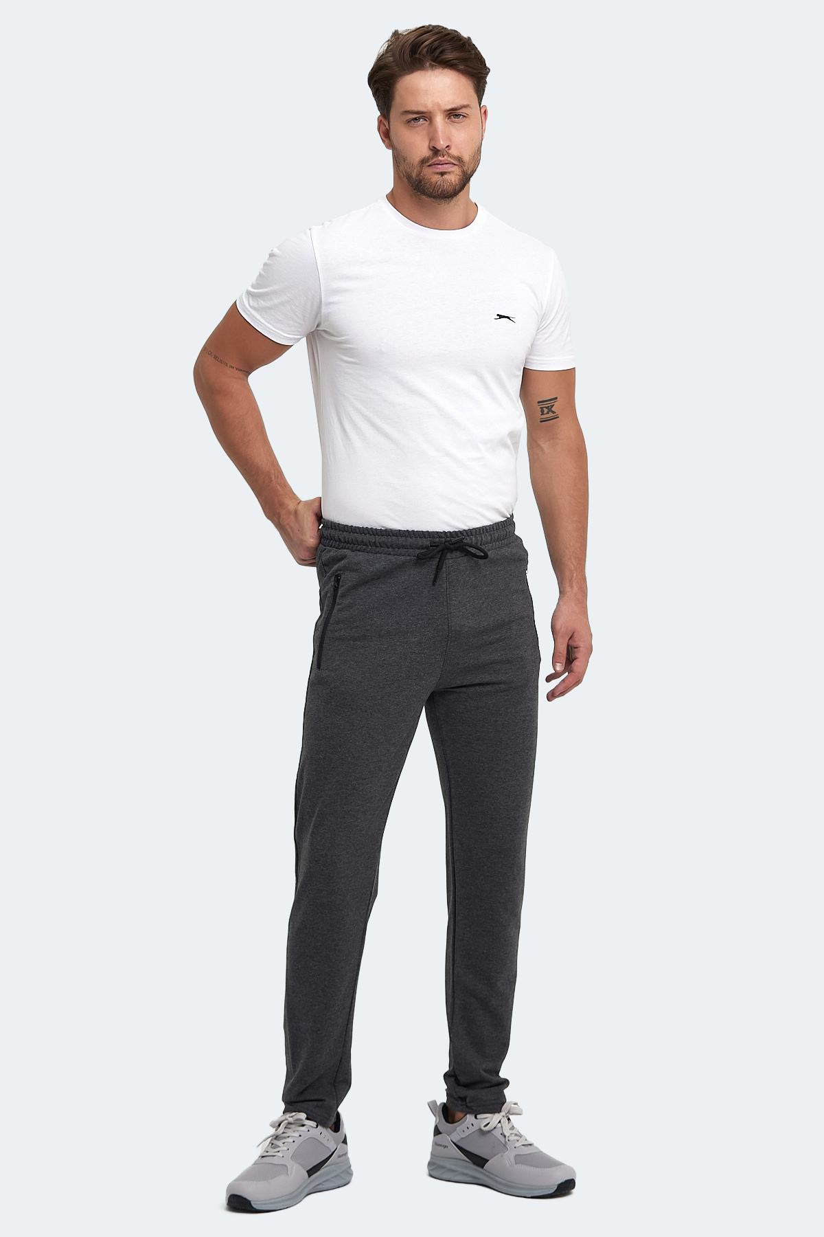 SLAZENGER ONES IN Erkek Eşofman Altı Koyu Gri görsel 5
