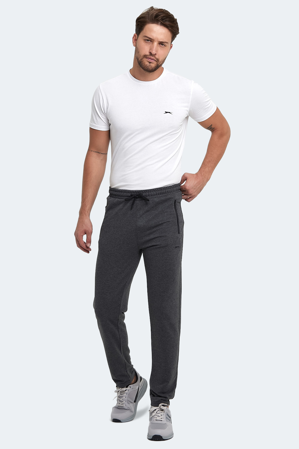 SLAZENGER ONES IN Erkek Eşofman Altı Koyu Gri görsel 7