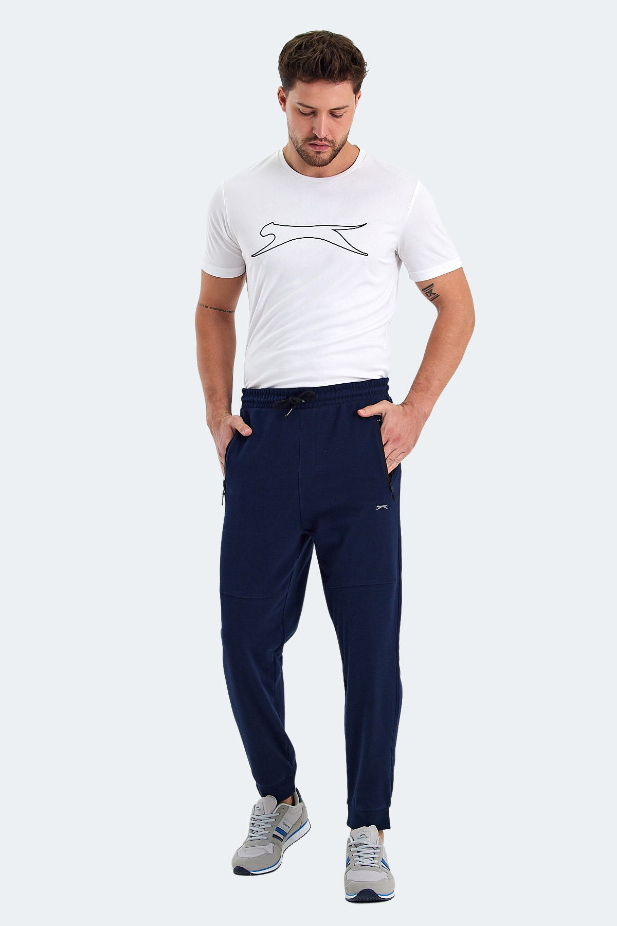 SLAZENGER ONLY IN Erkek Jogger Eşofman Altı Lacivert görsel 6