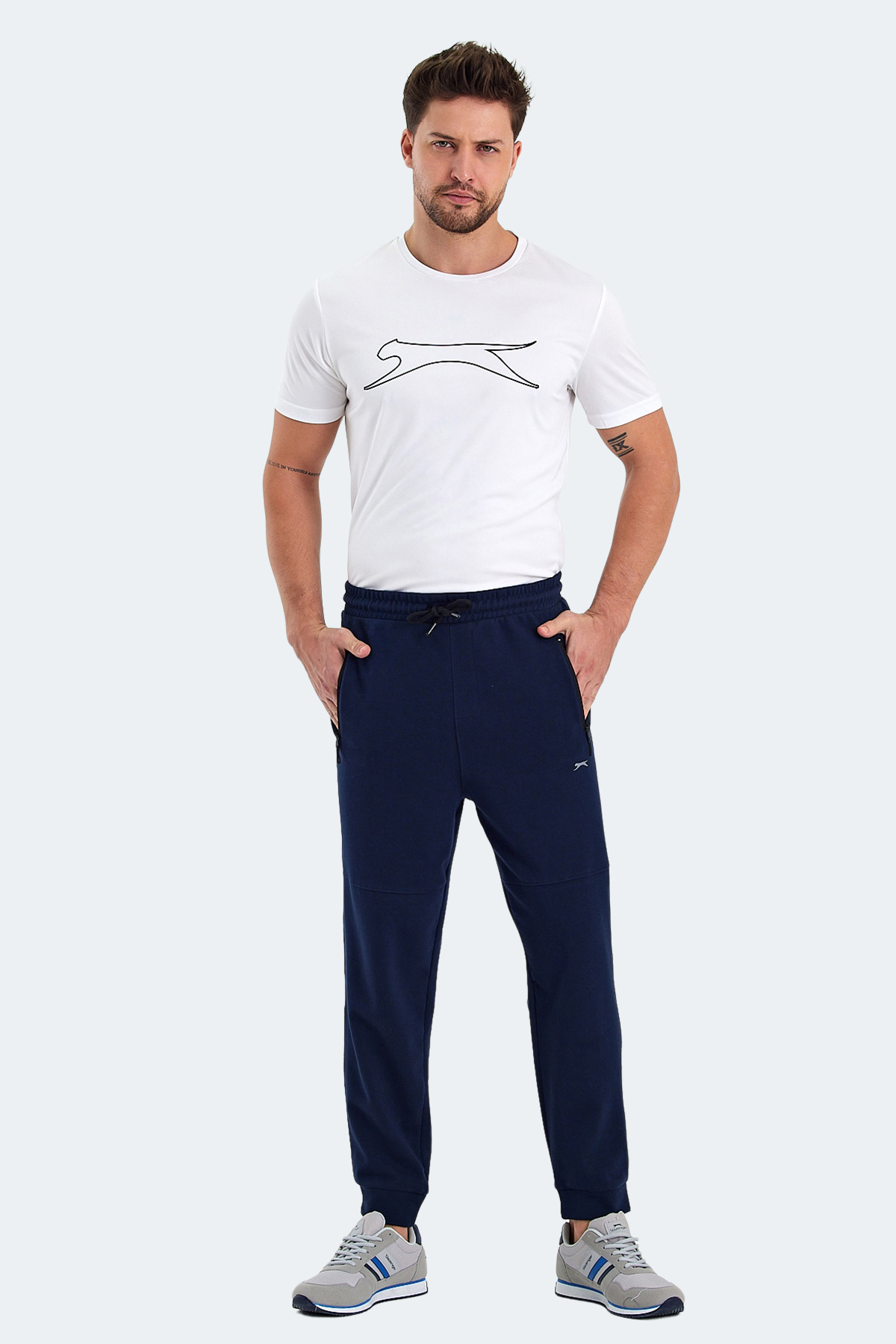 SLAZENGER ONLY IN Erkek Jogger Eşofman Altı Lacivert görsel 7
