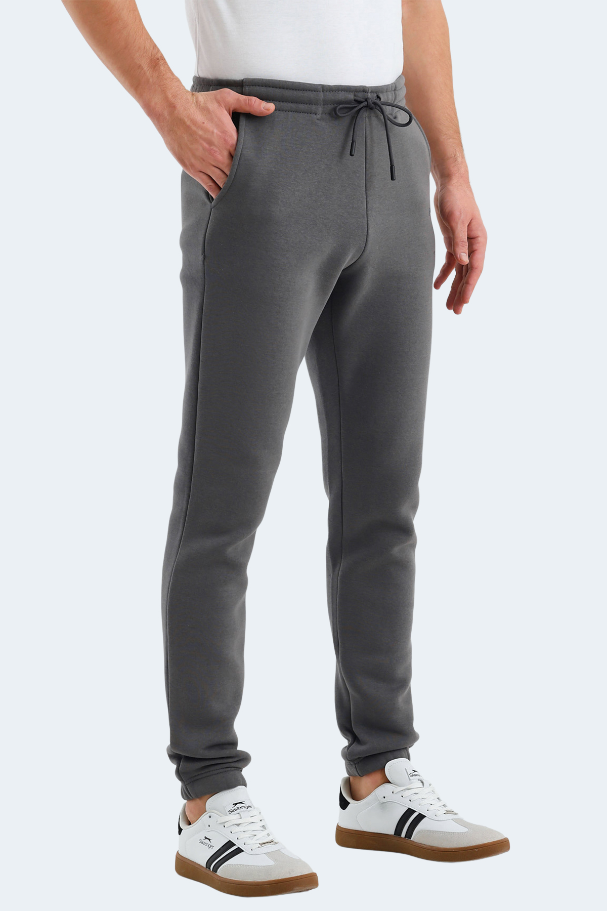 SLAZENGER VARIOUS Erkek Jogger Eşofman Altı Koyu Gri görsel 3