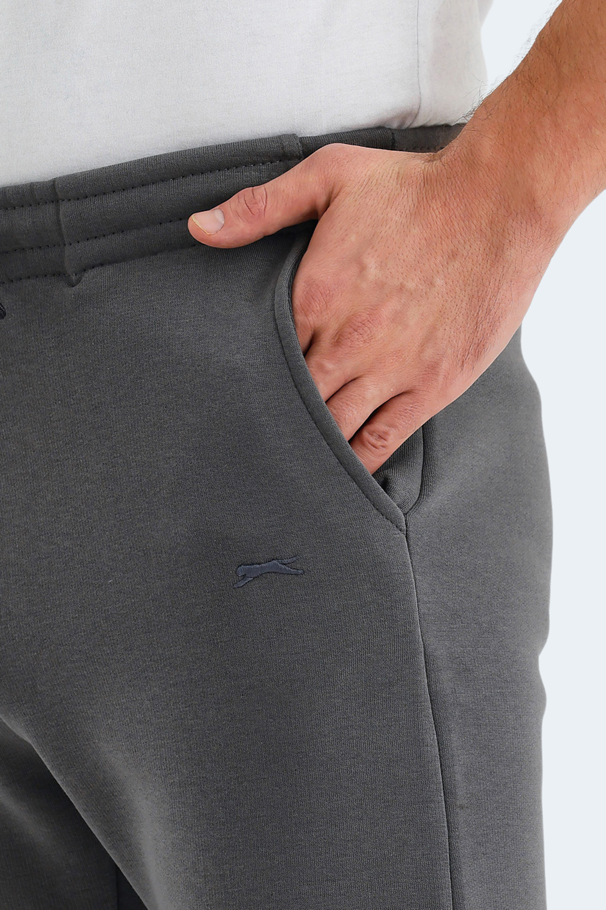 SLAZENGER VARIOUS Erkek Jogger Eşofman Altı Koyu Gri görsel 4