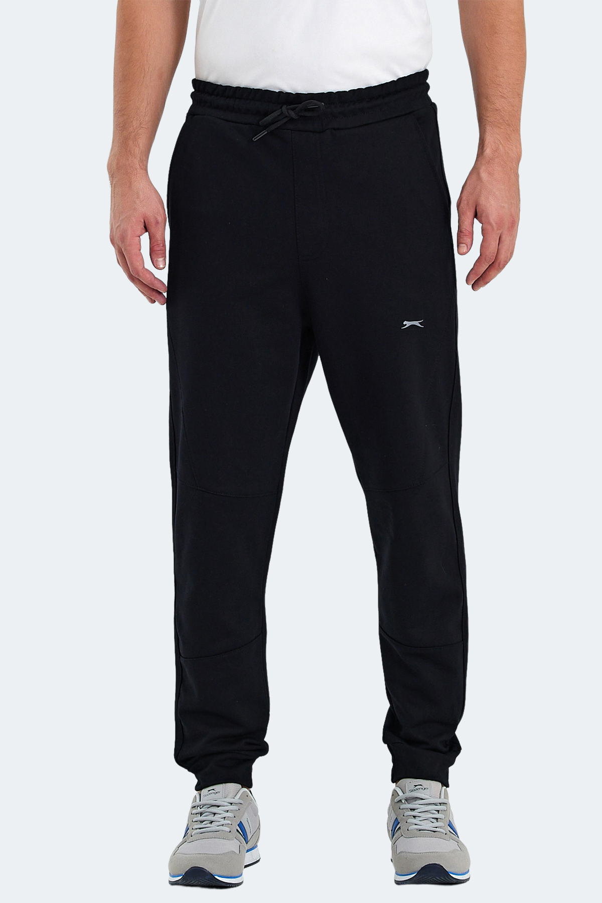 SLAZENGER NADAB Erkek %100 Pamuk Jogger Eşofman Altı Siyah görsel 2