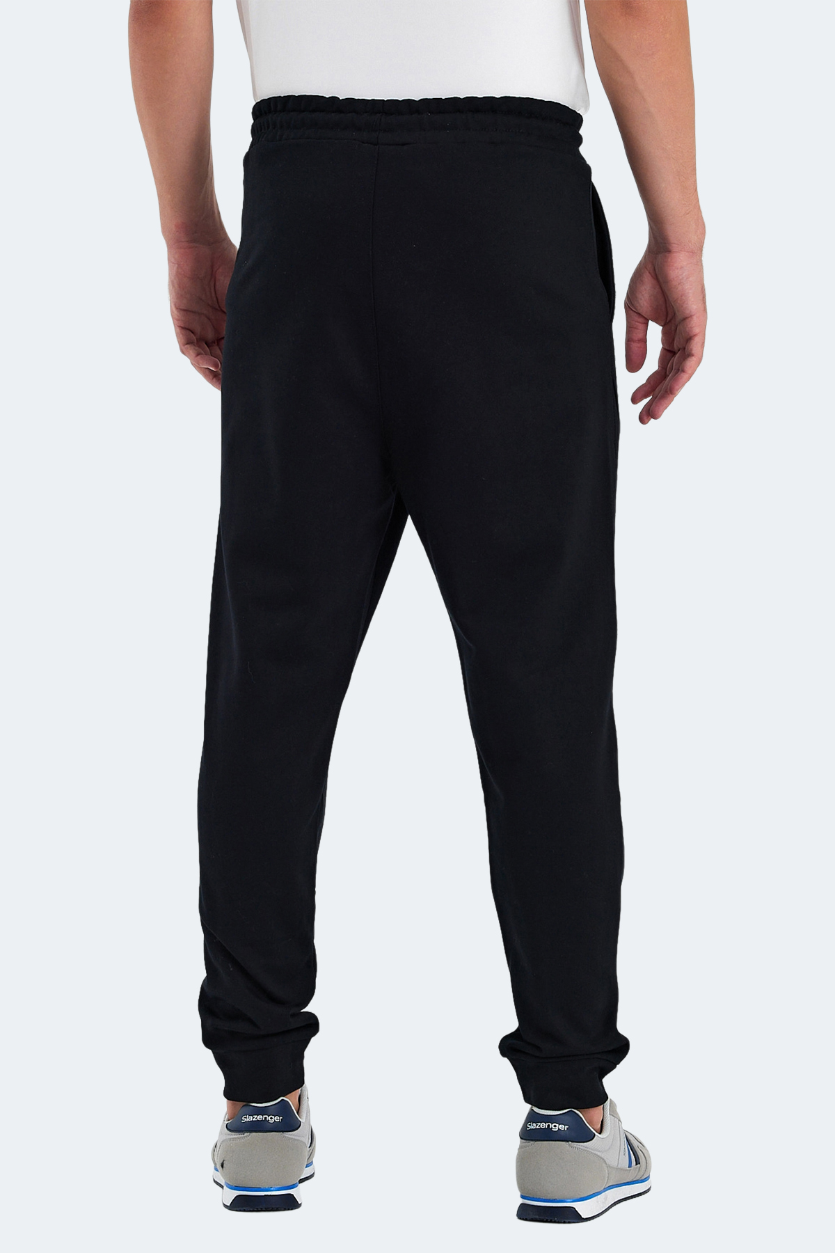 SLAZENGER NADAB Erkek %100 Pamuk Jogger Eşofman Altı Siyah görsel 5