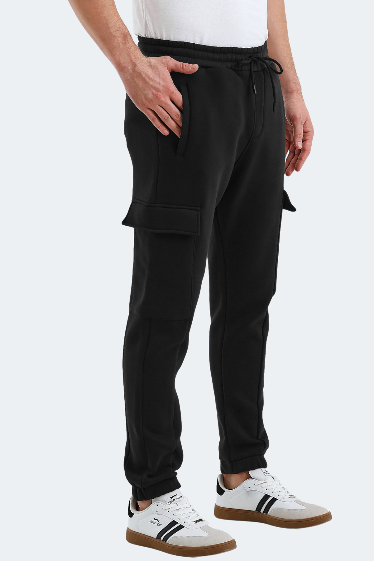 SLAZENGER VALORA Erkek Jogger Eşofman Altı Siyah görsel 3