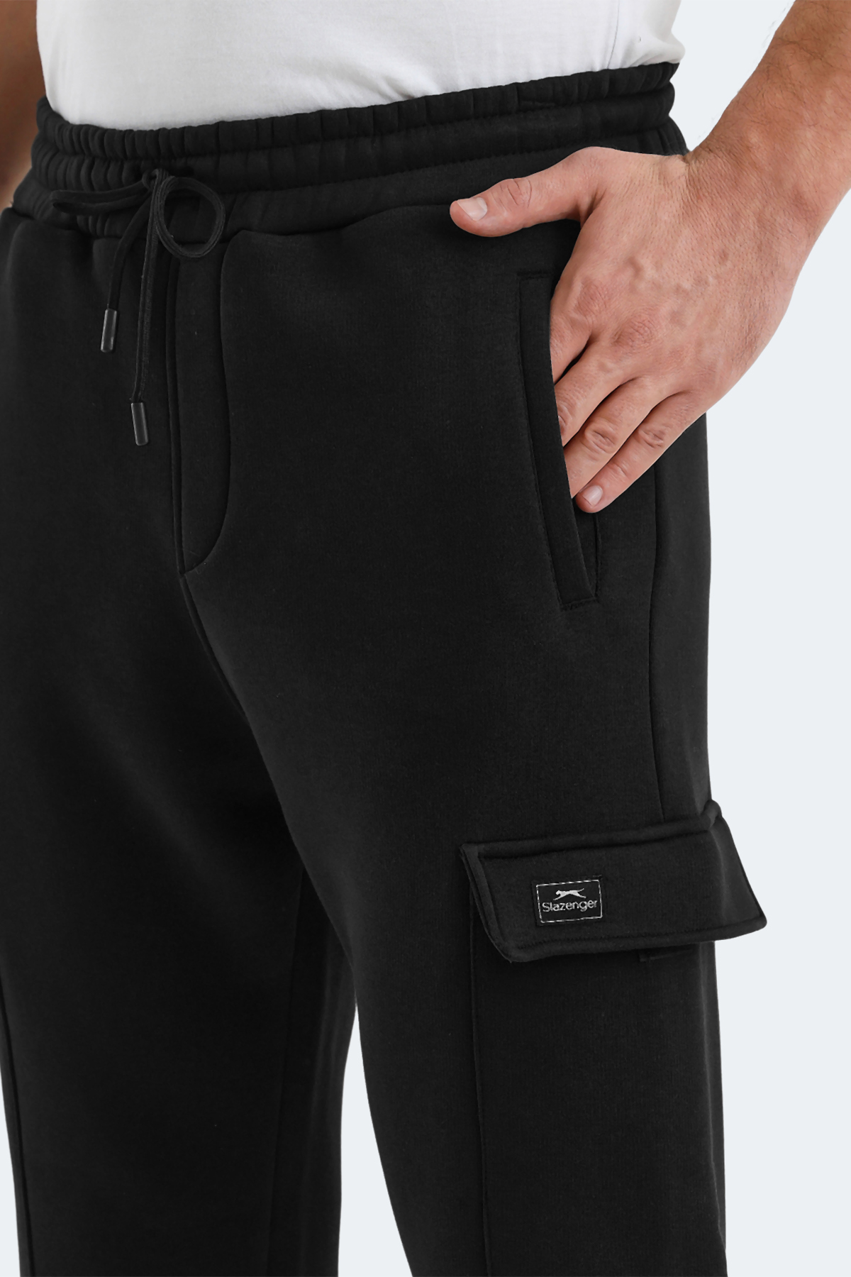 SLAZENGER VALORA Erkek Jogger Eşofman Altı Siyah görsel 4