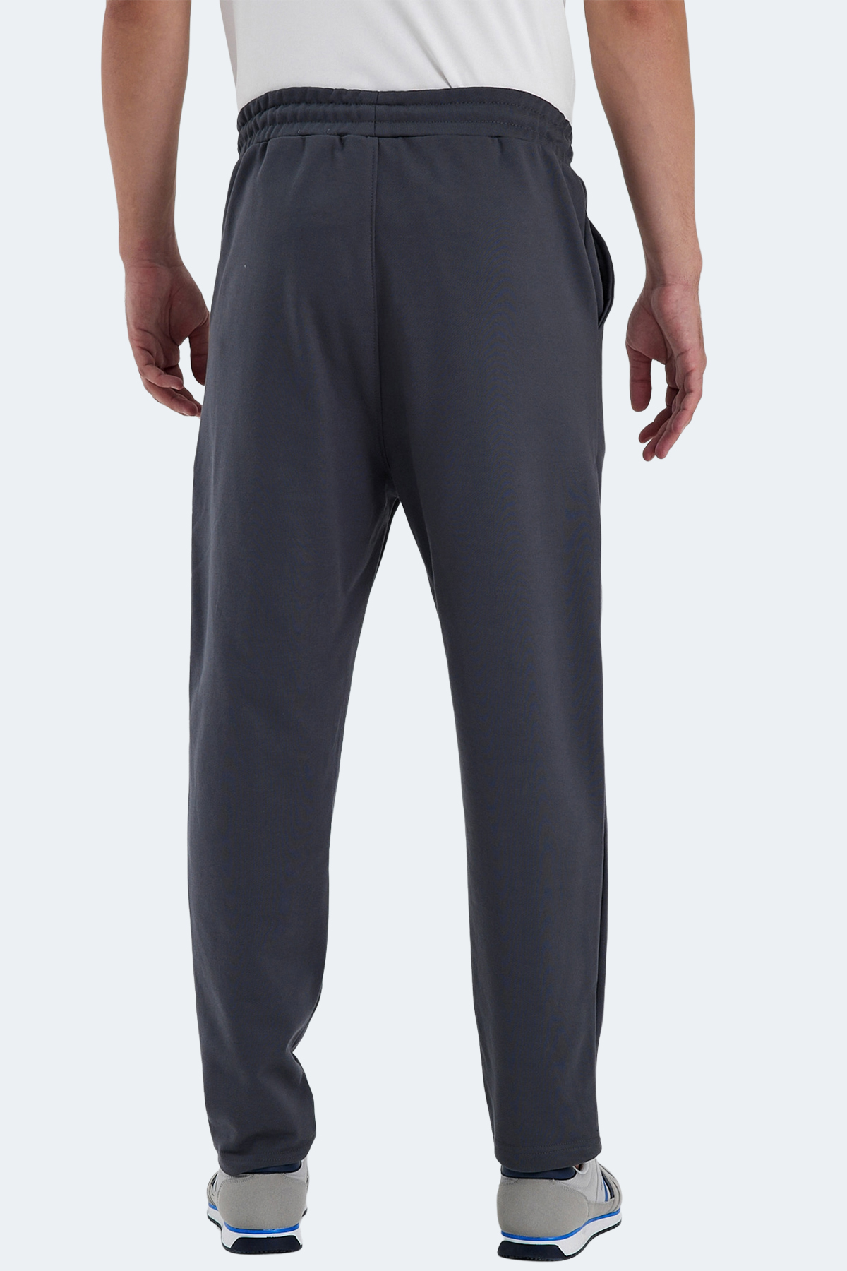 SLAZENGER Erkek %100 Pamuk Eşofman Altı Koyu Gri görsel 5