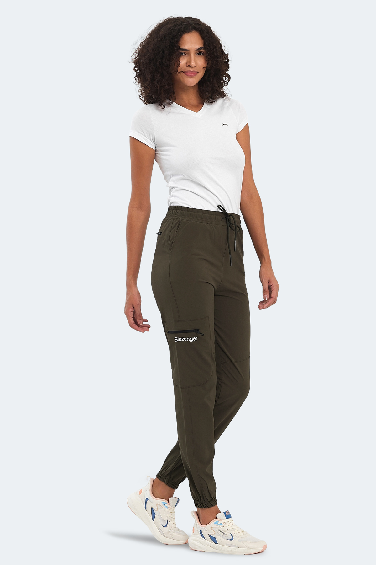 SLAZENGER NAOKO Kadın Eşofman Altı Haki görsel 2
