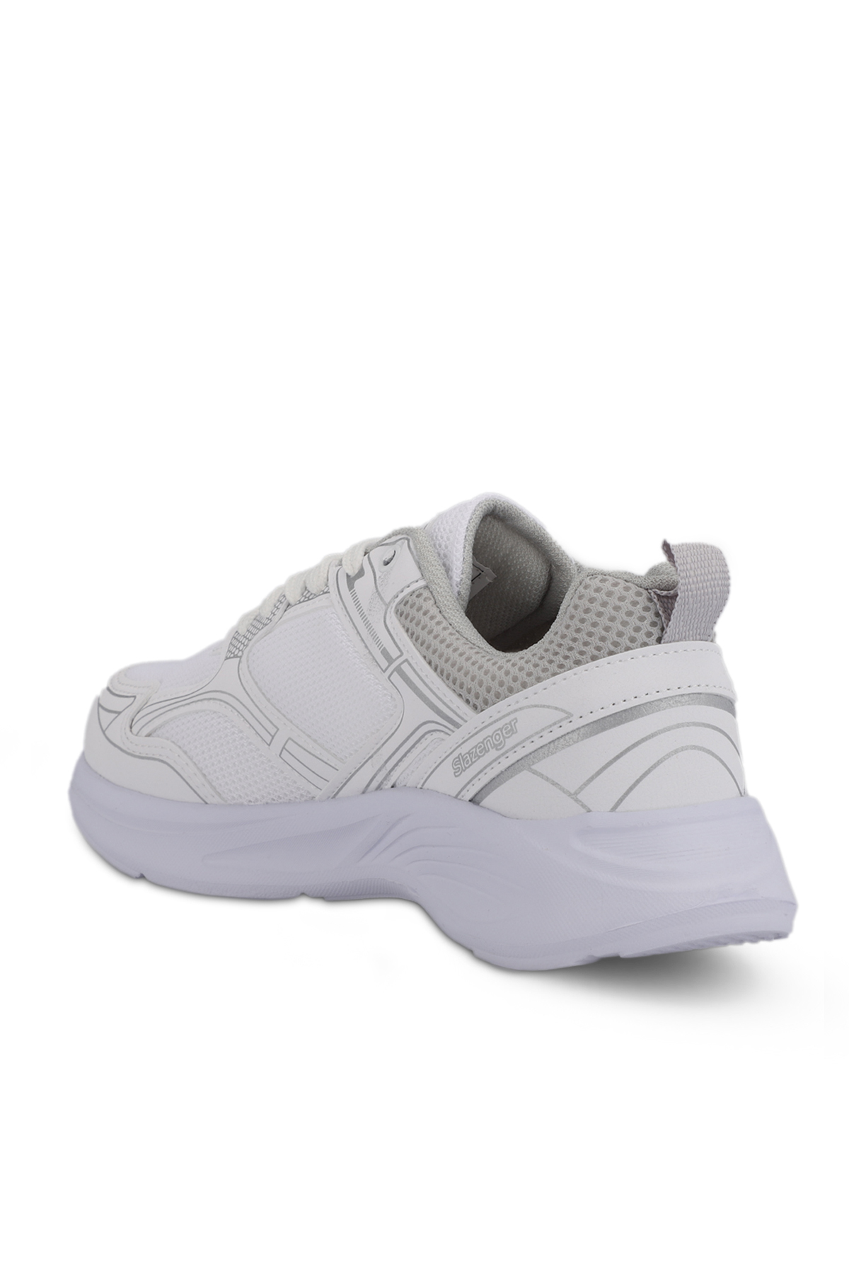SLAZENGER GIMA Erkek Sneaker Ayakkabı Beyaz / Gümüş görsel 3