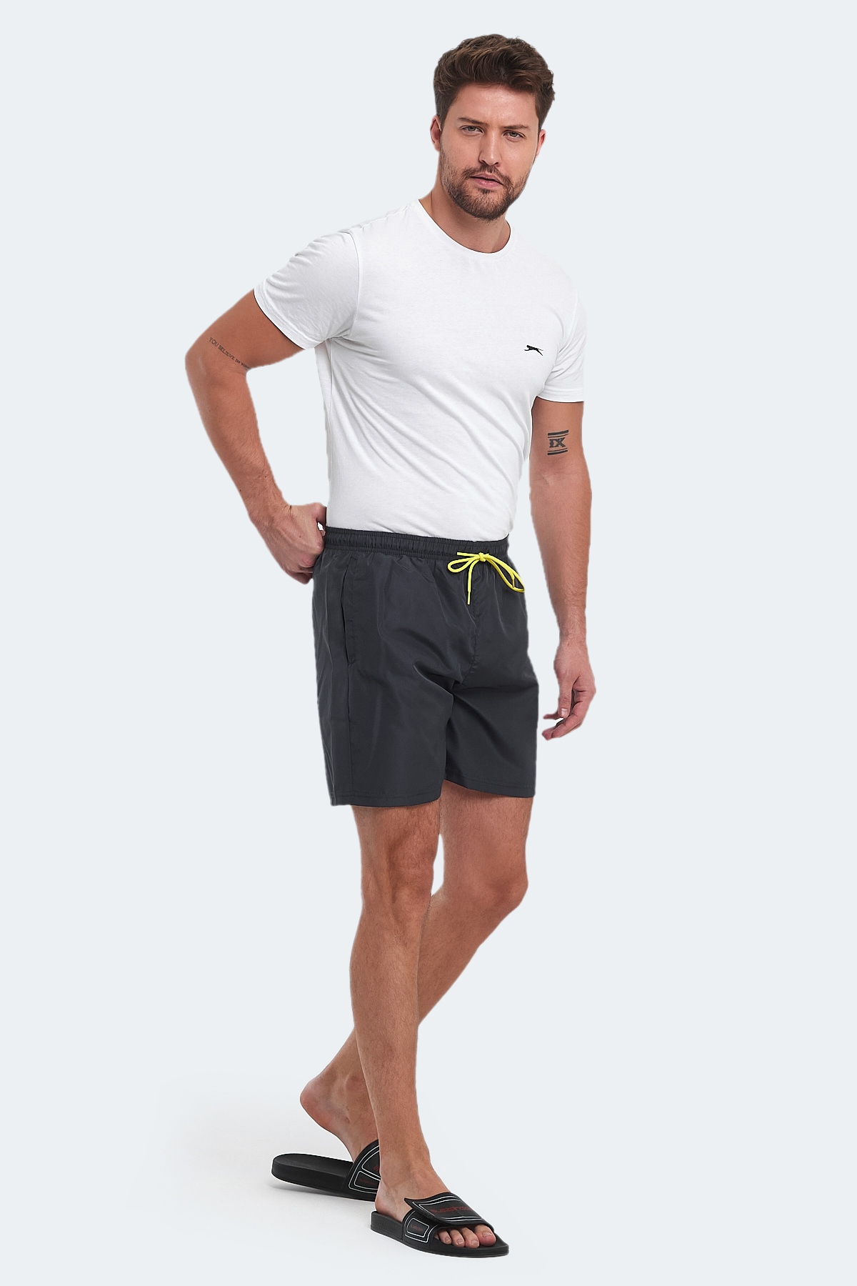 SLAZENGER RENO Erkek Mayo Koyu Gri görsel 7