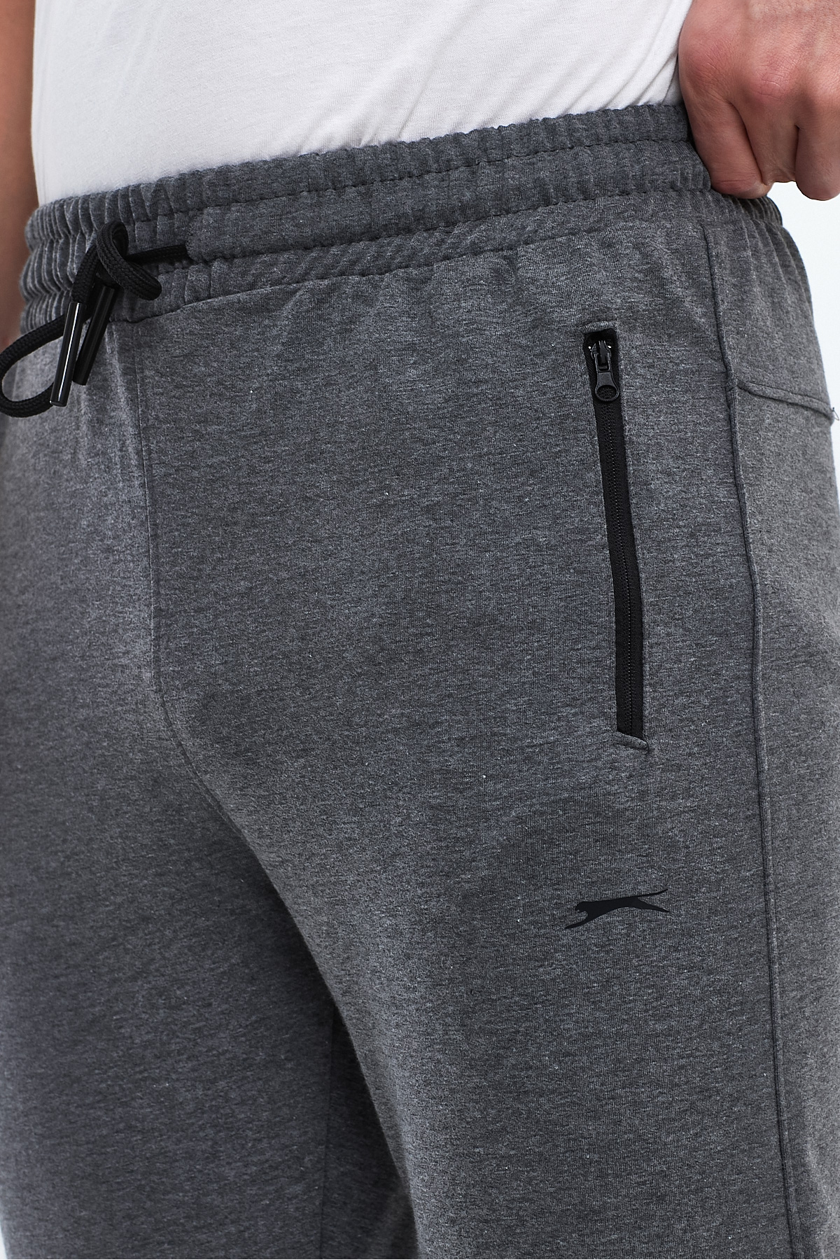 SLAZENGER OFER IN Erkek Jogger Eşofman Altı Koyu Gri görsel 6