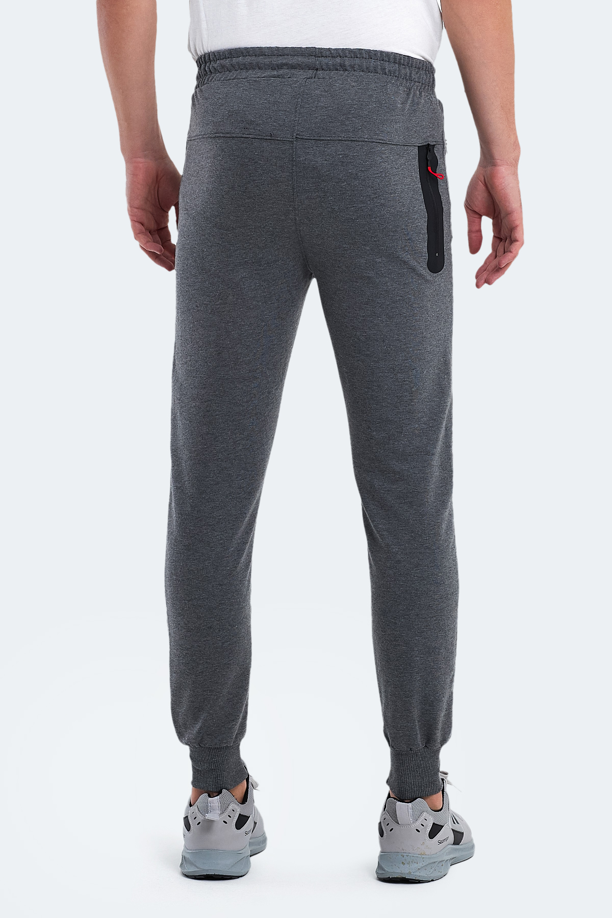 SLAZENGER OFER IN Erkek Jogger Eşofman Altı Koyu Gri görsel 7