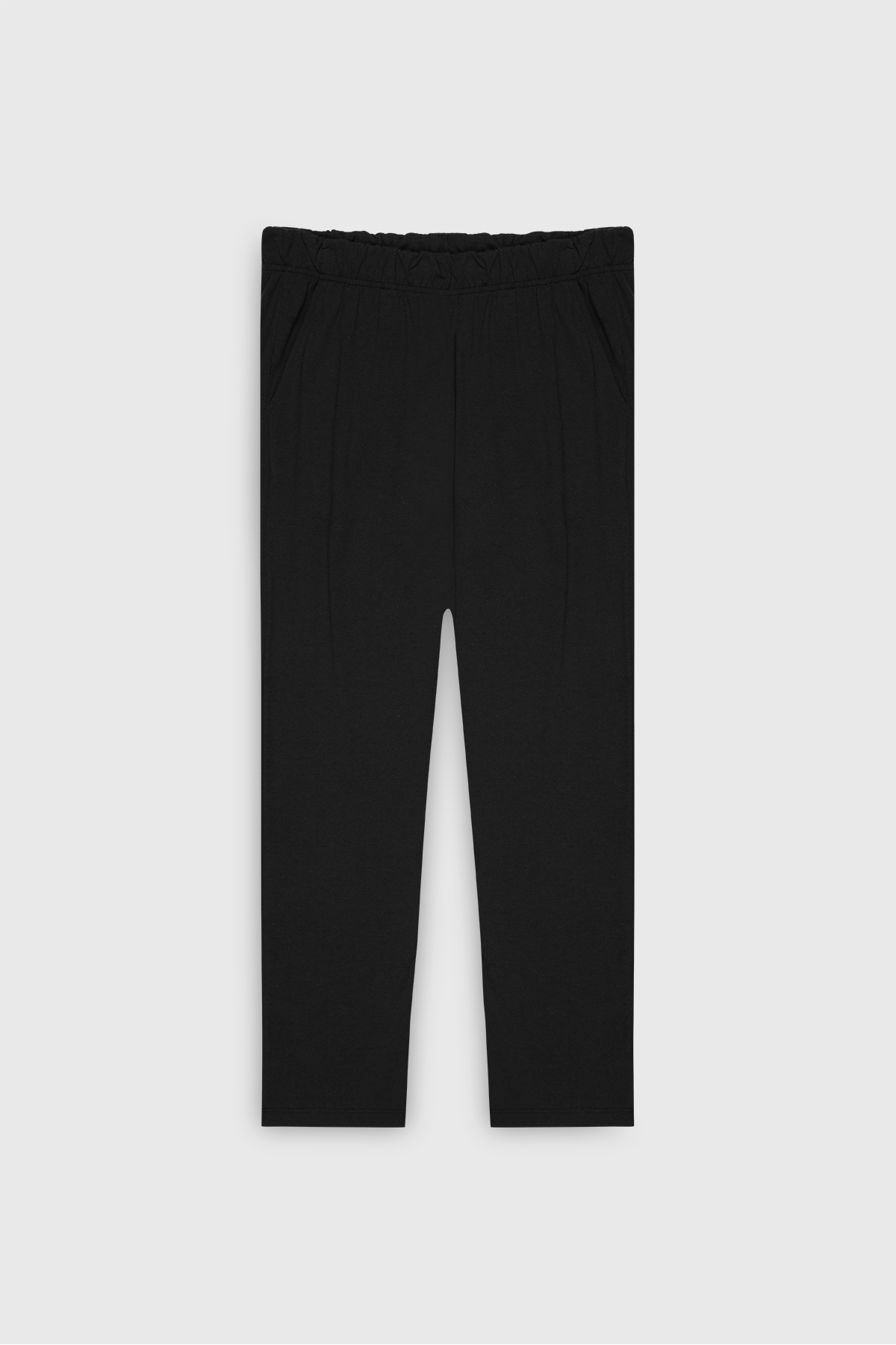 AC&Co / Altınyıldız Classics Erkek Siyah Pamuklu Standart Fit Normal Kesim Beli Lastikli Cepli Pijama Altı görsel 8