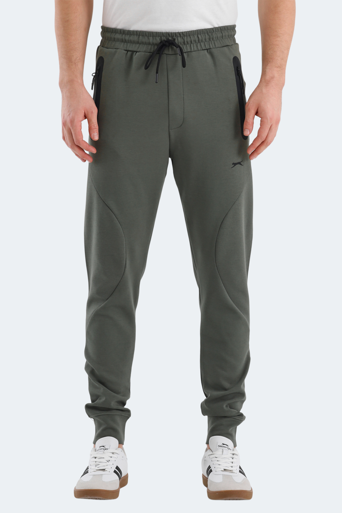 SLAZENGER VARUNA Erkek Jogger Eşofman Altı Haki görsel 2