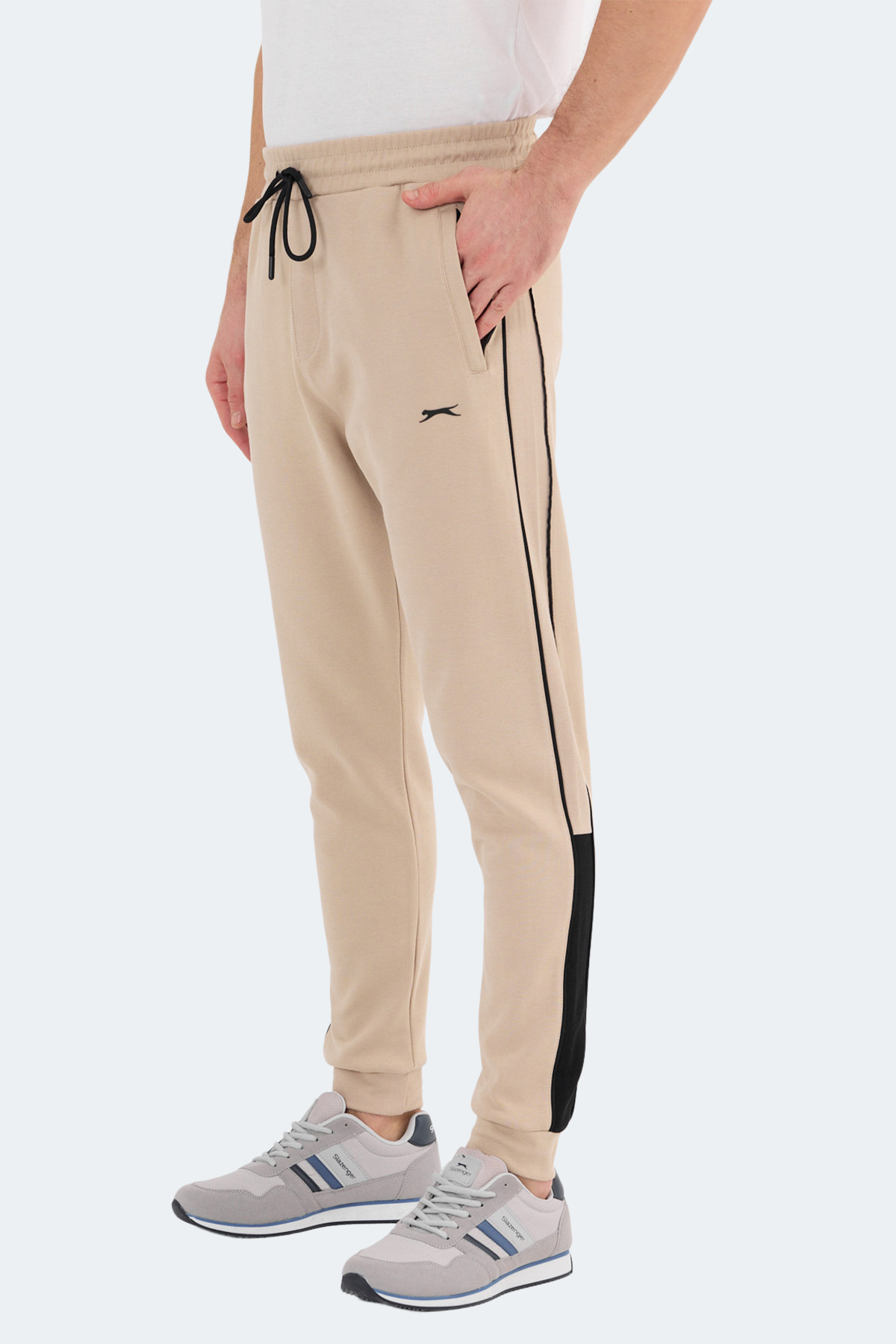 SLAZENGER VALARY Erkek Jogger Eşofman Altı Bej