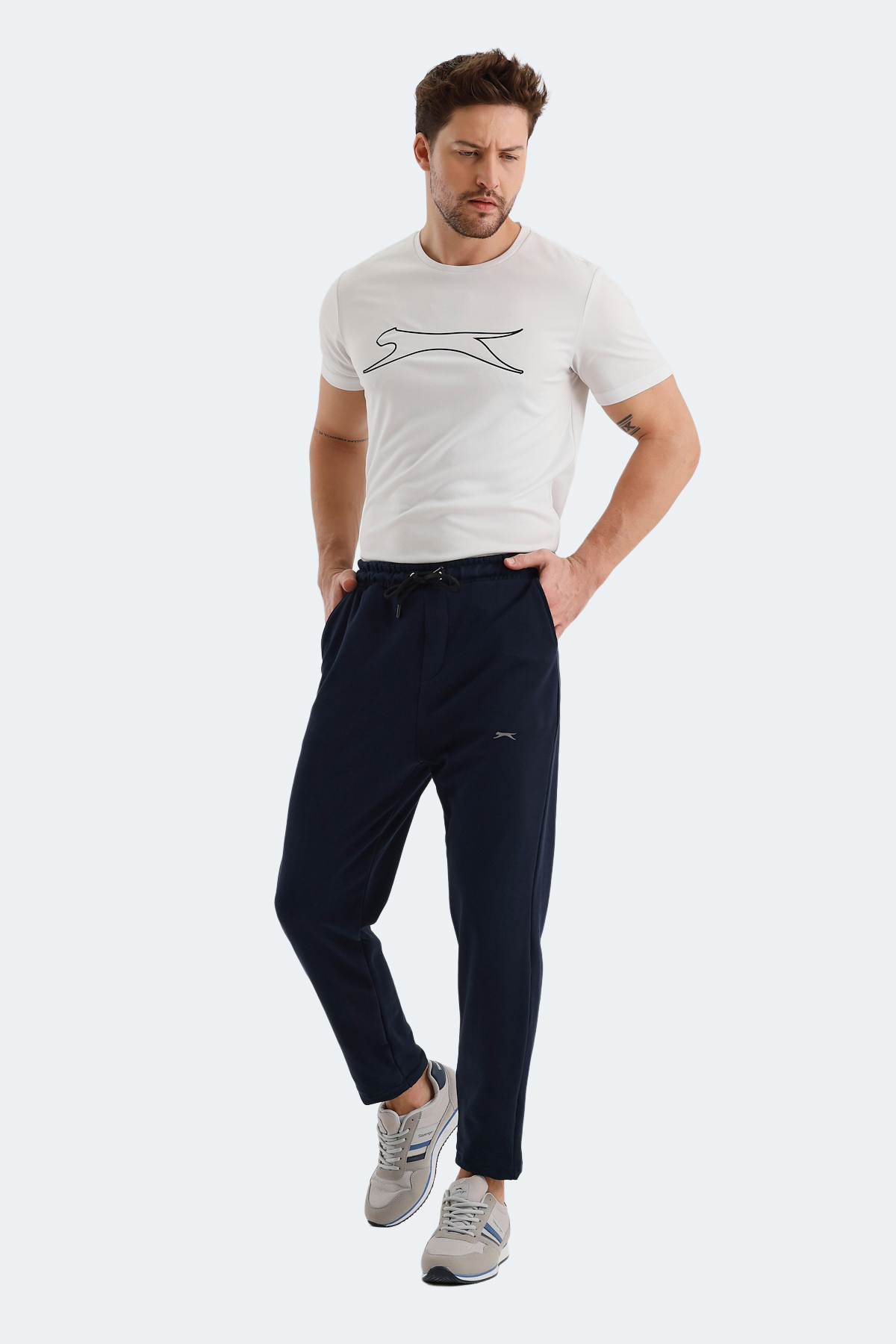 SLAZENGER KENNARD Erkek Eşofman Altı Lacivert görsel 7
