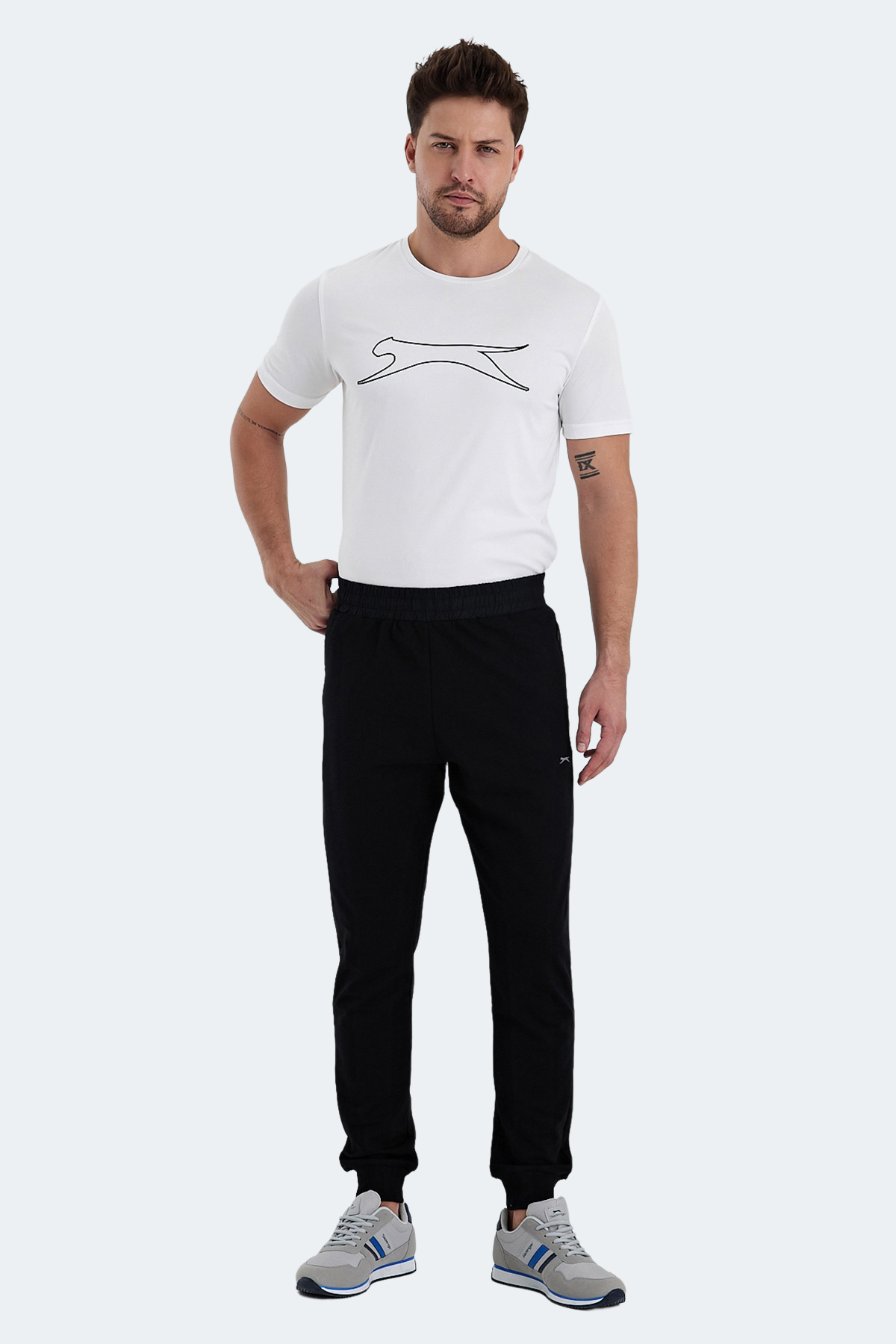 SLAZENGER Erkek Jogger Eşofman Altı Siyah görsel 7