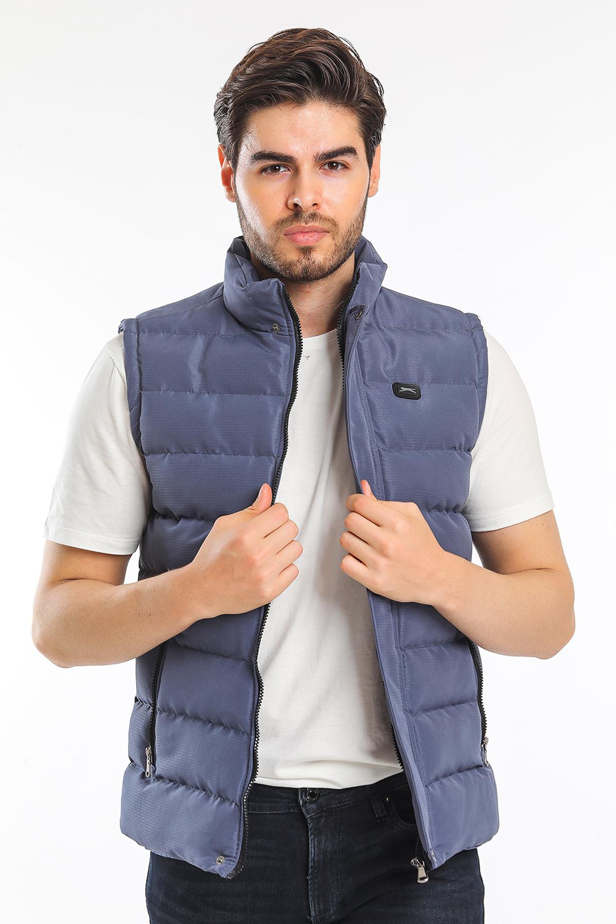 SLAZENGER ZULA Erkek Yelek Petrol görsel 4