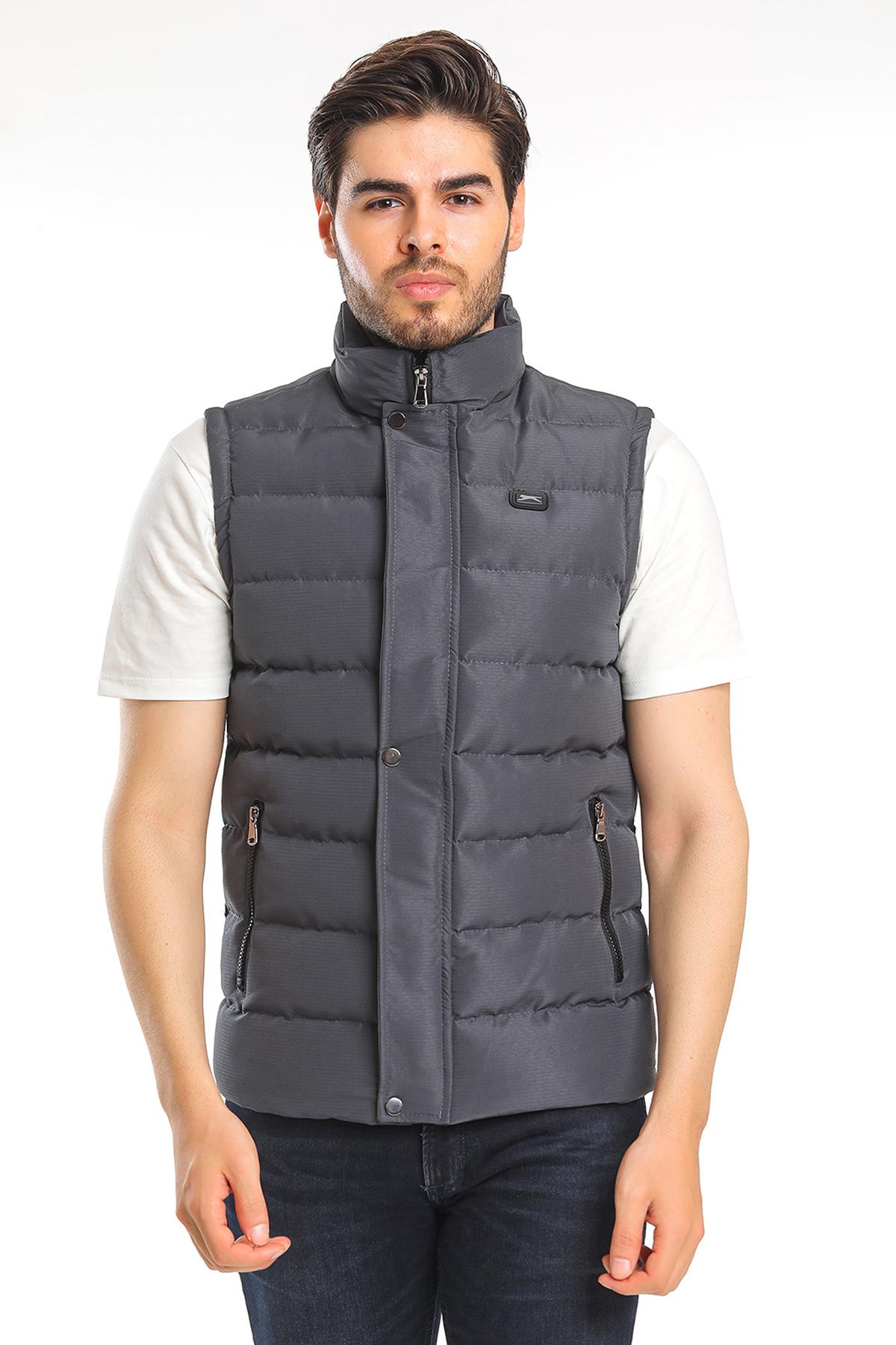 SLAZENGER ZULA Erkek Şişme Yelek Gri