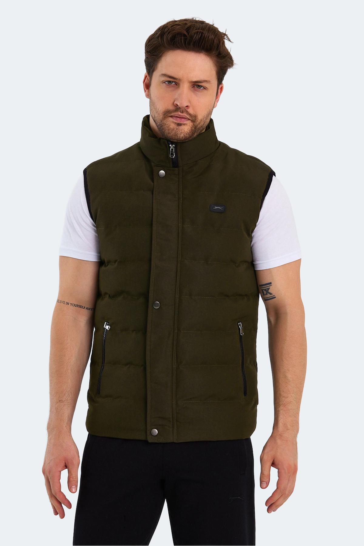 SLAZENGER ZULA Erkek Yelek Haki görsel 3