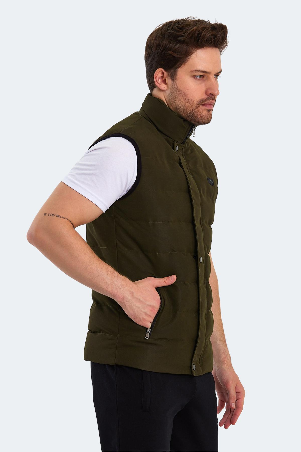 SLAZENGER ZULA Erkek Yelek Haki görsel 5