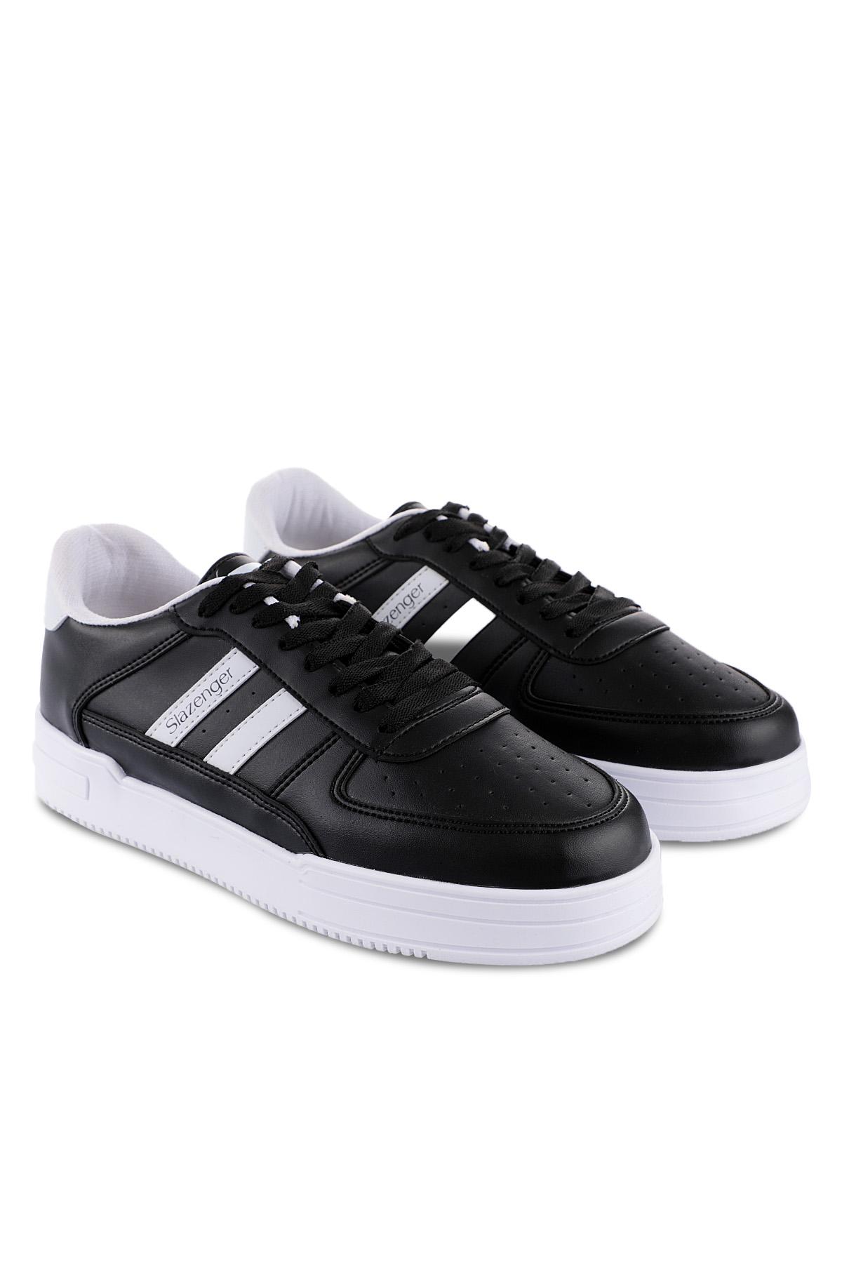 SLAZENGER CAMP Sneaker Erkek Ayakkabı Siyah / Beyaz görsel 2