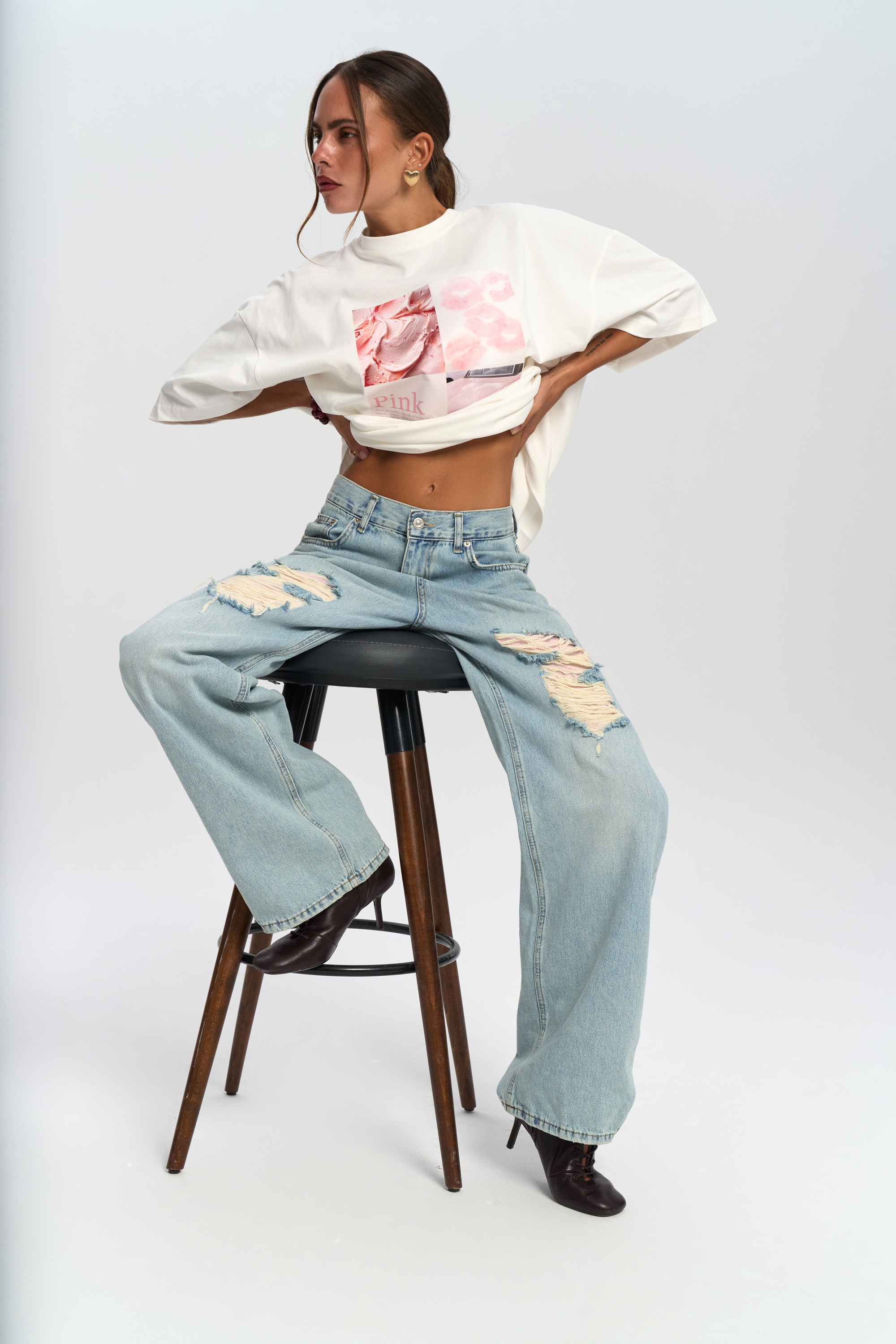 Mai Collection Fida Mavi Jean Pantolon