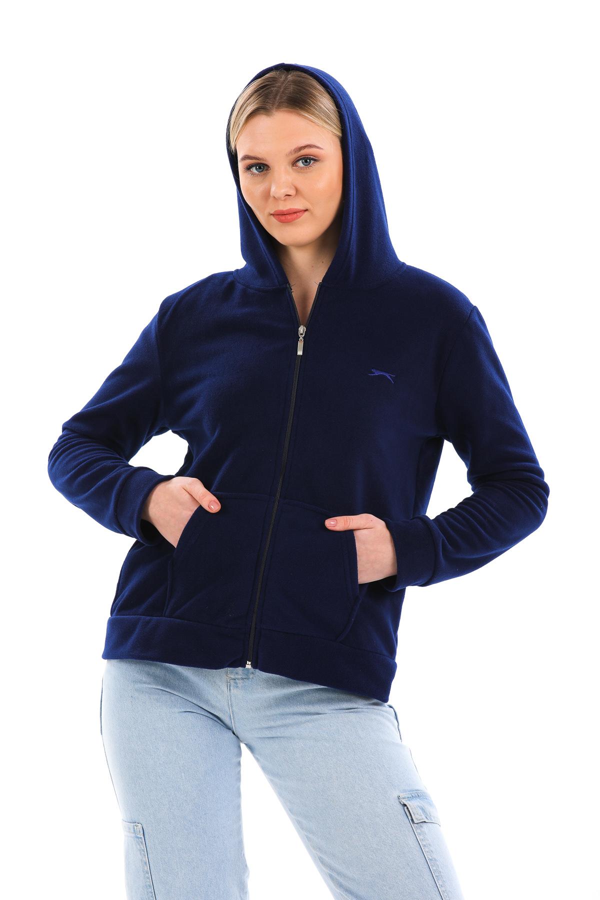 SLAZENGER SOFAL I Kadın Polar Sweatshirt Lacivert görsel 2